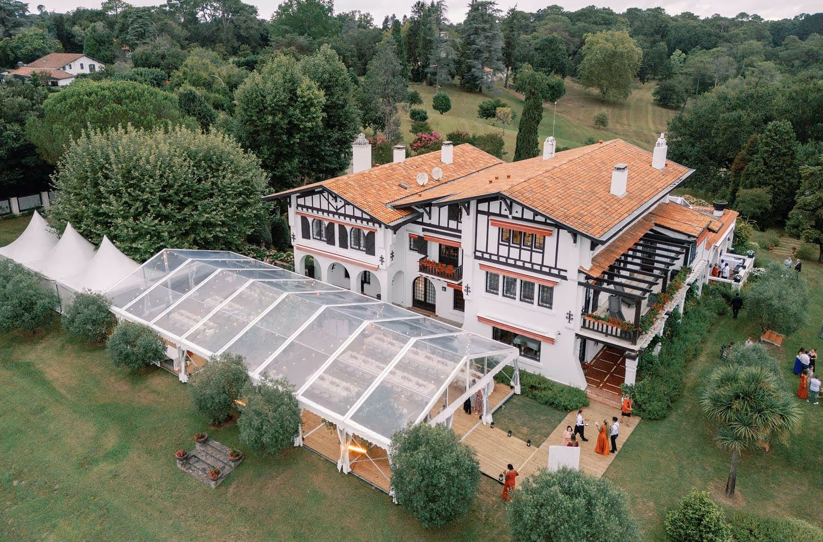 Tent, marquee and event structure rental in Biarritz