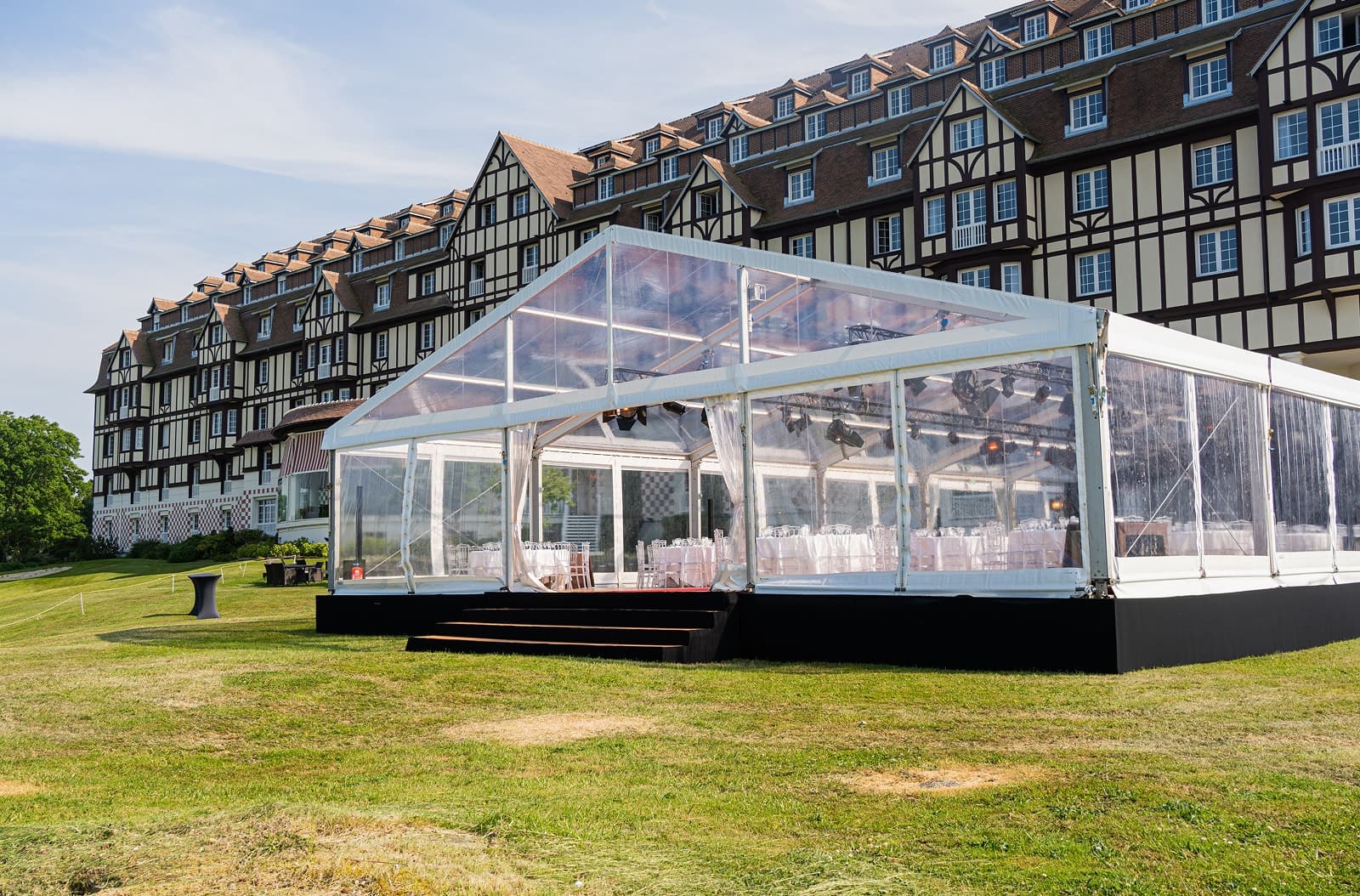 Tent, marquee and event structure rental in Deauville