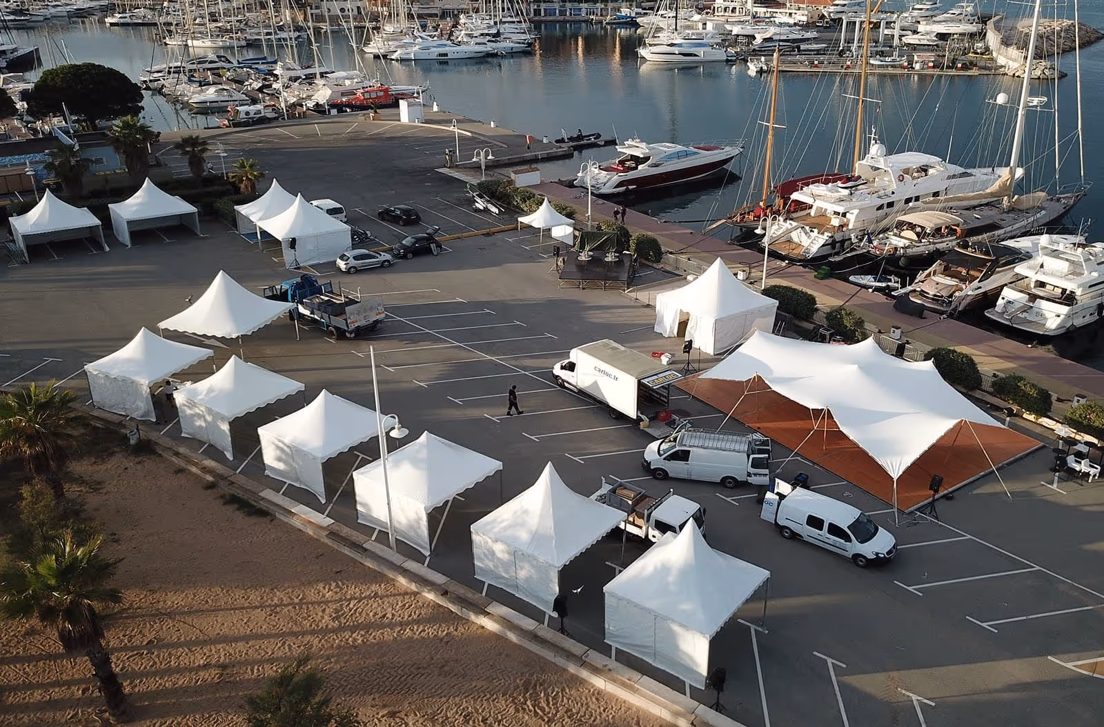 Tent, marquee and event structure rental in La Rochelle