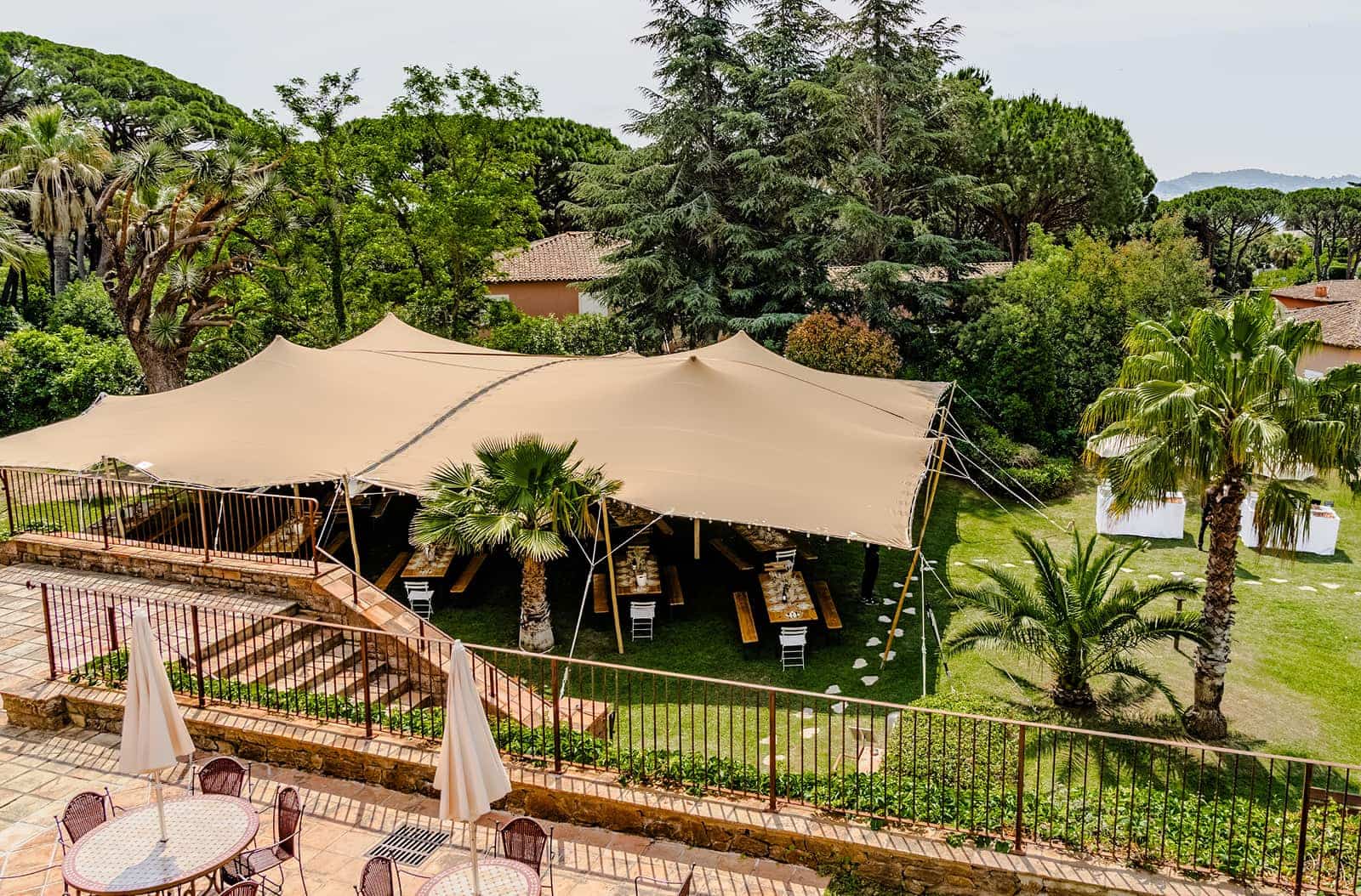 Tent, marquee and event structure rental in Nice