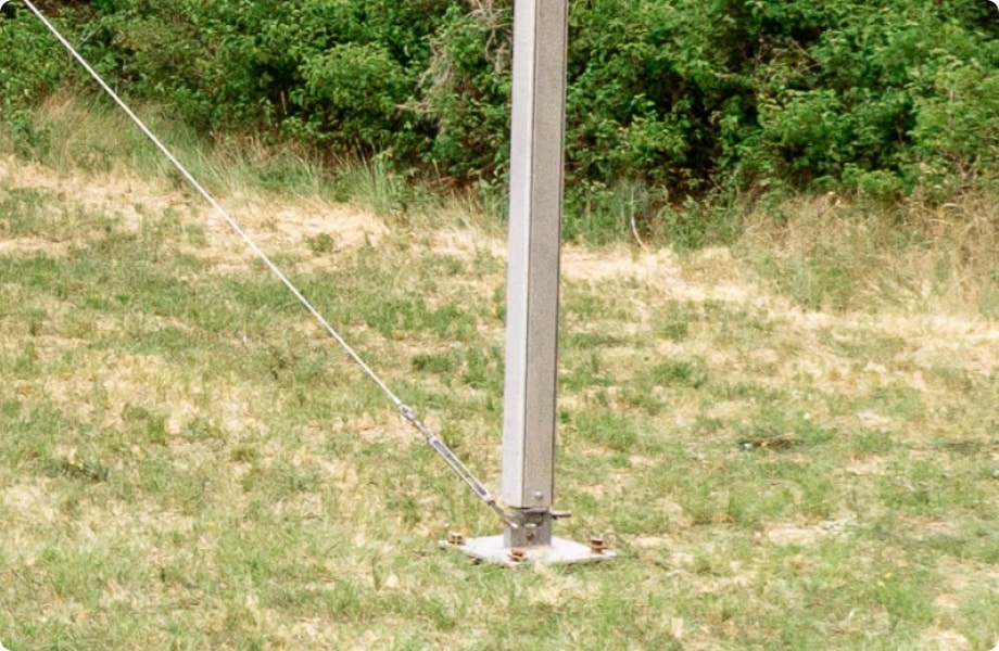 Tente Arquée - Fixation