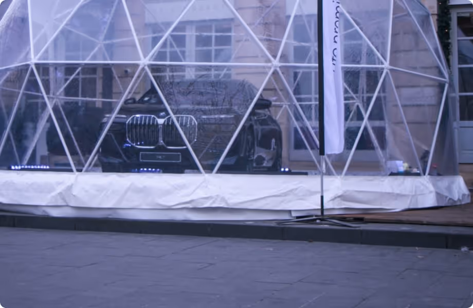 Dôme Géodésique - Fixation