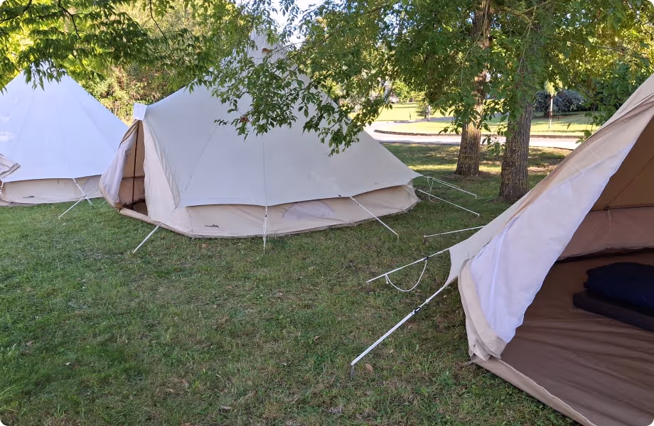 Tipi d'Hébergement - Fixation