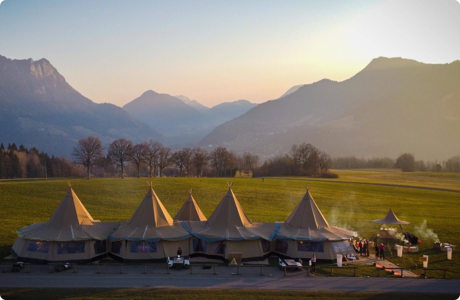 Tipi de Réception - Toile