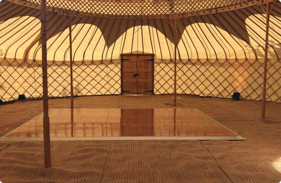 Yourte de Réception - Sol