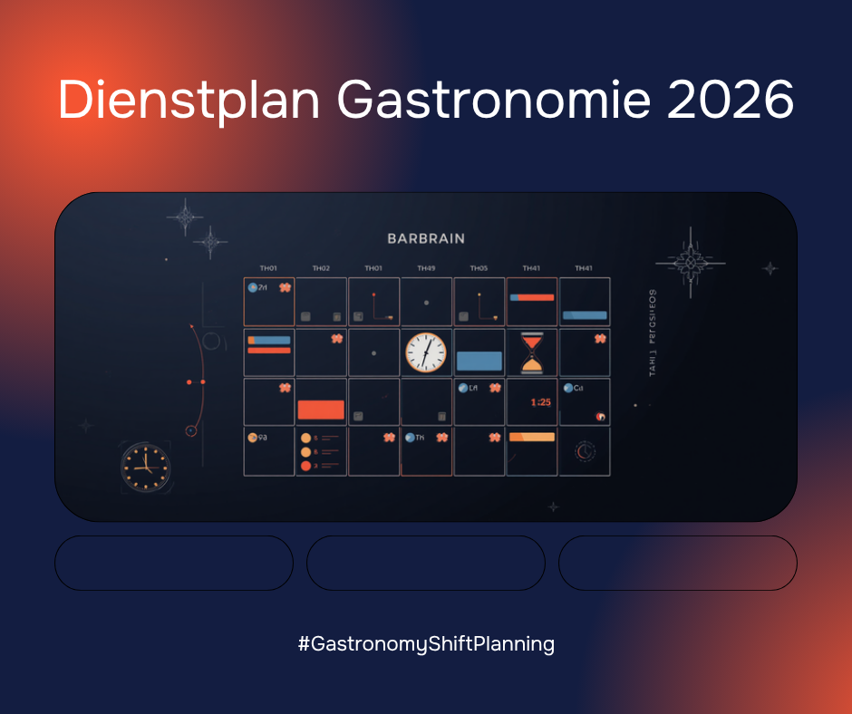 Dienstplan Gastronomie 2026 - BarBrain Blog