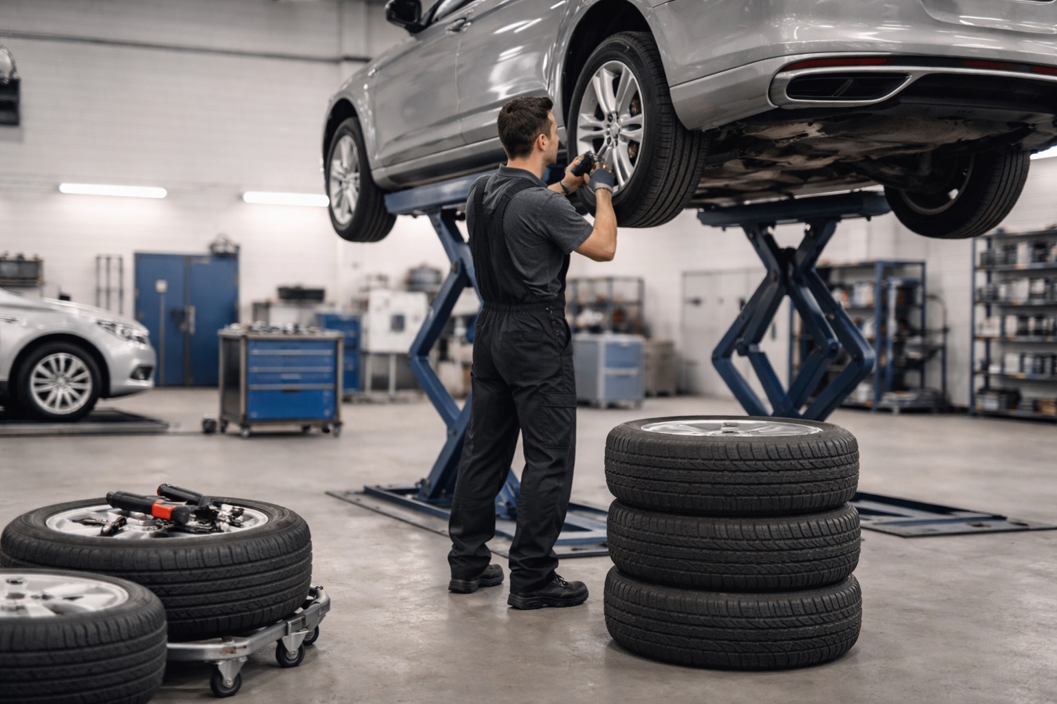 Räder und Reifenservice bei einer KFZ-Werkstatt in Karlstadt bei Würzburg _ Autocare Maselli