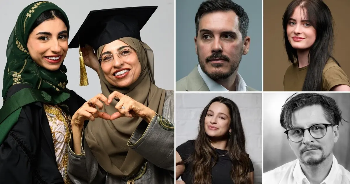 Selection of client portraits from Dock Street Studio Leeds including graduation, corporate and actor headshots