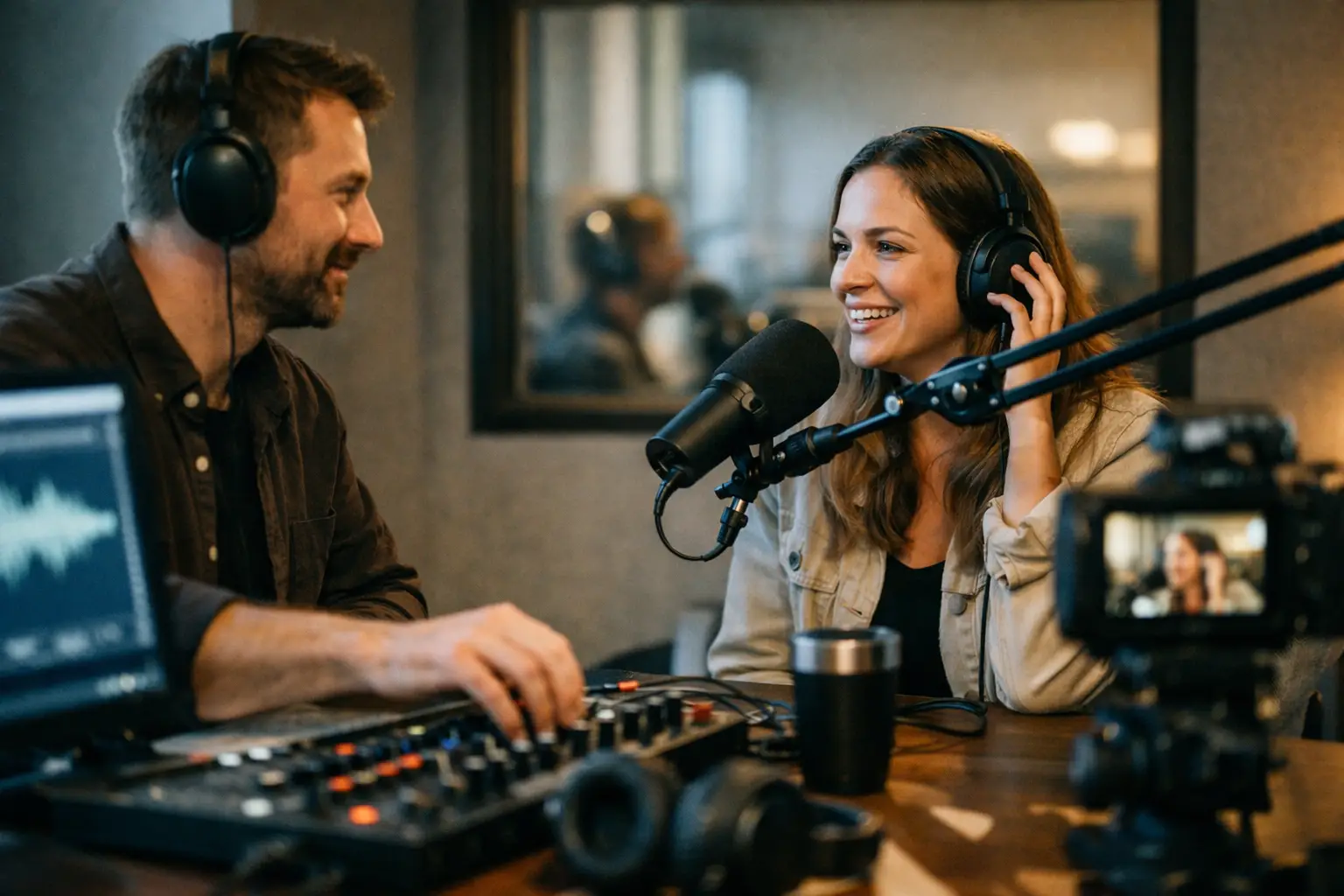 Podcast Studio Hire Leeds | Video Podcast Production | Dock Street Studio