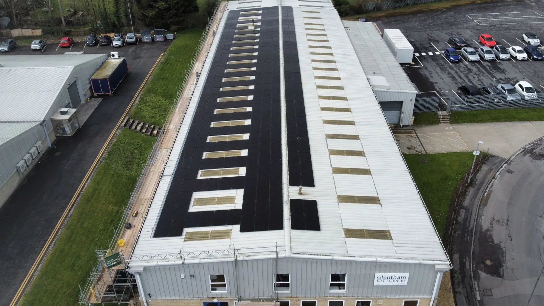 Glentham Life Sciences solar array