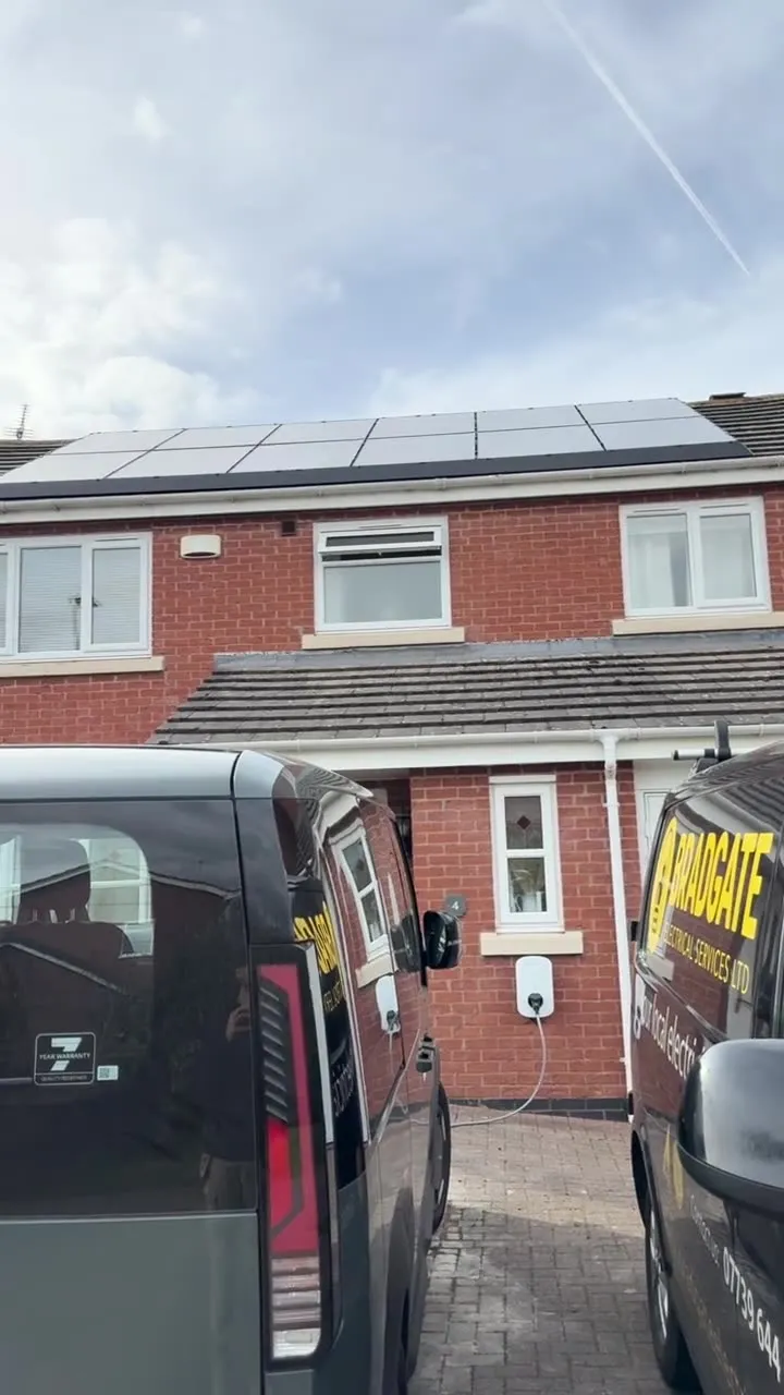 A home with solar panels in Barrow upon Soar