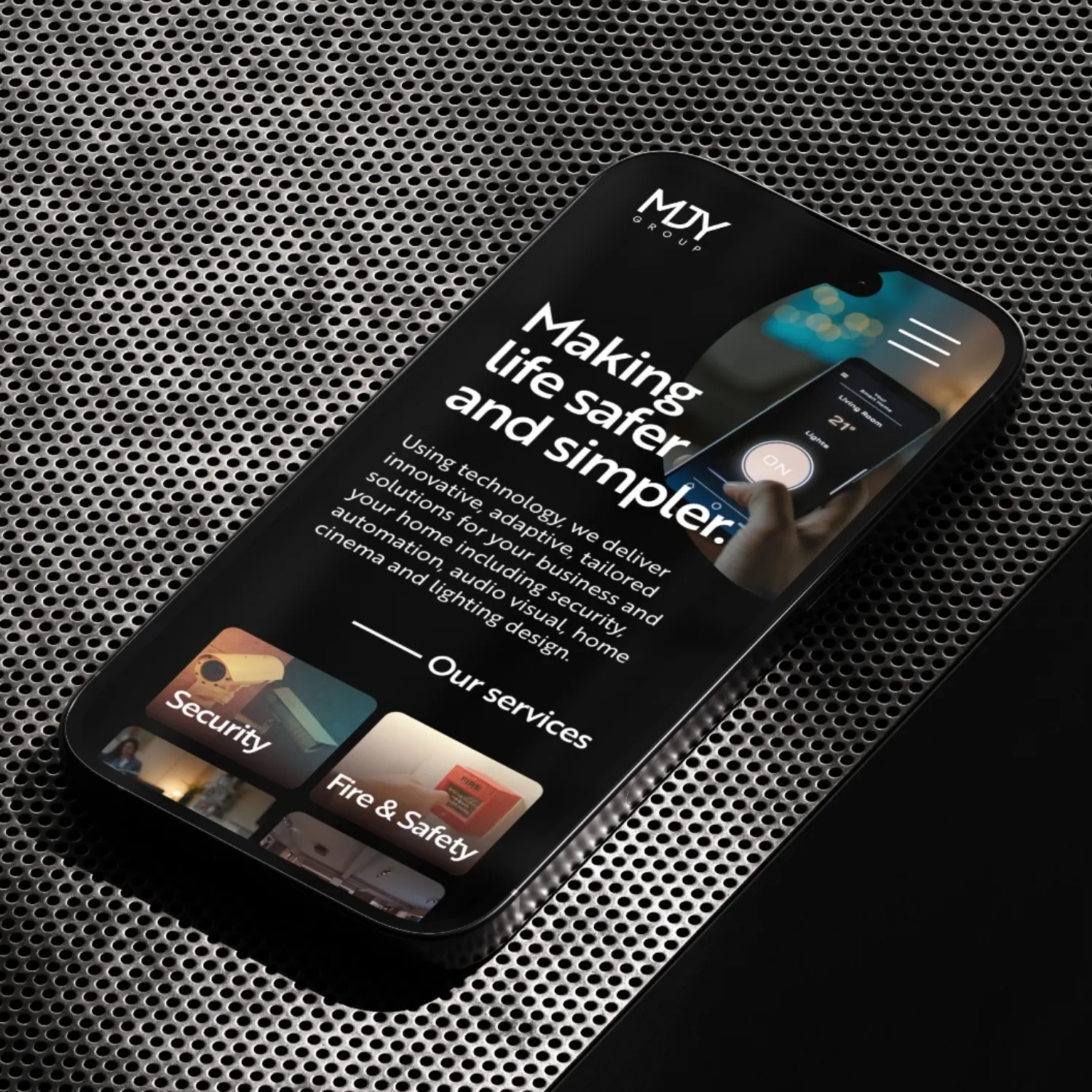 Website view on mobile