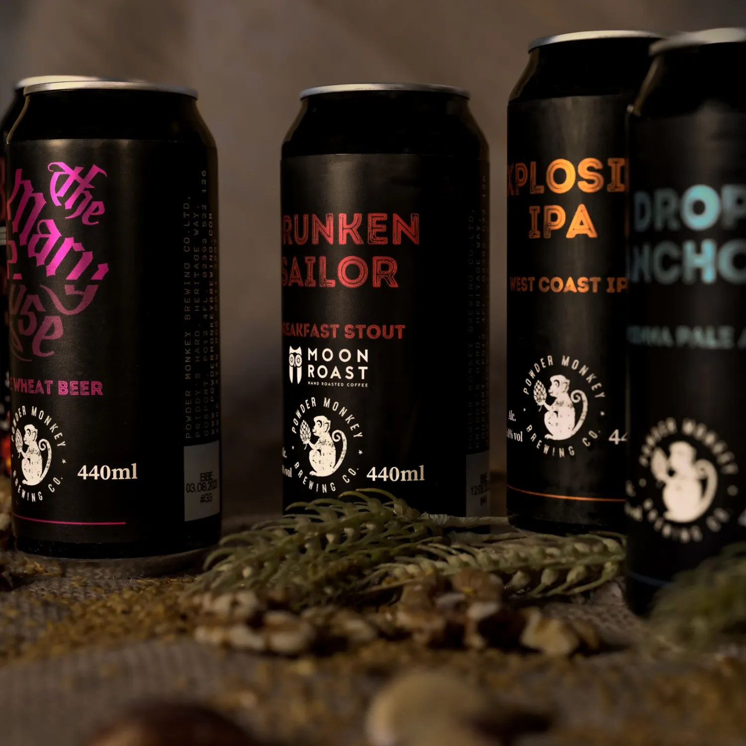 Product Photography of Beer Cans