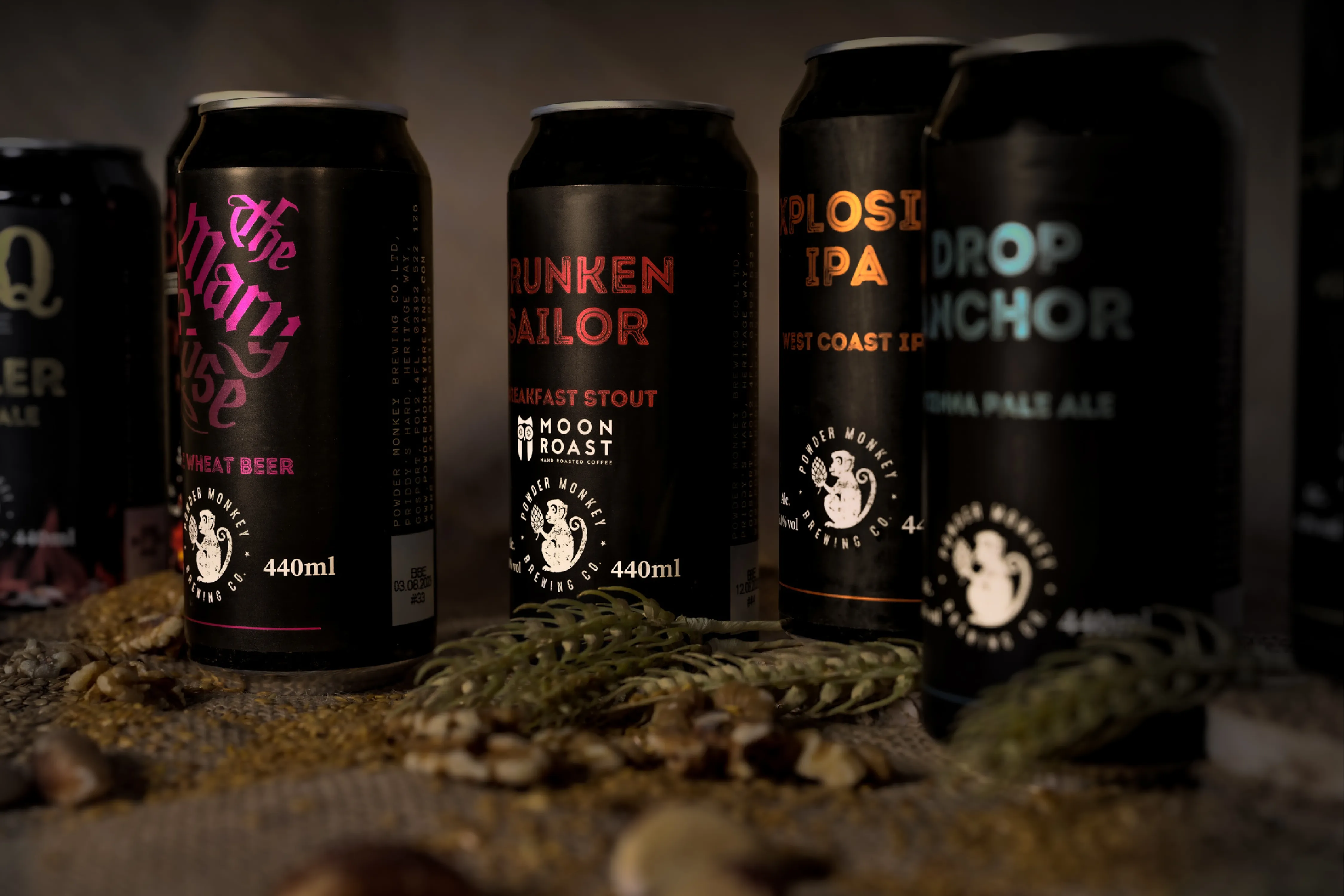 Product Photography of Beer Cans
