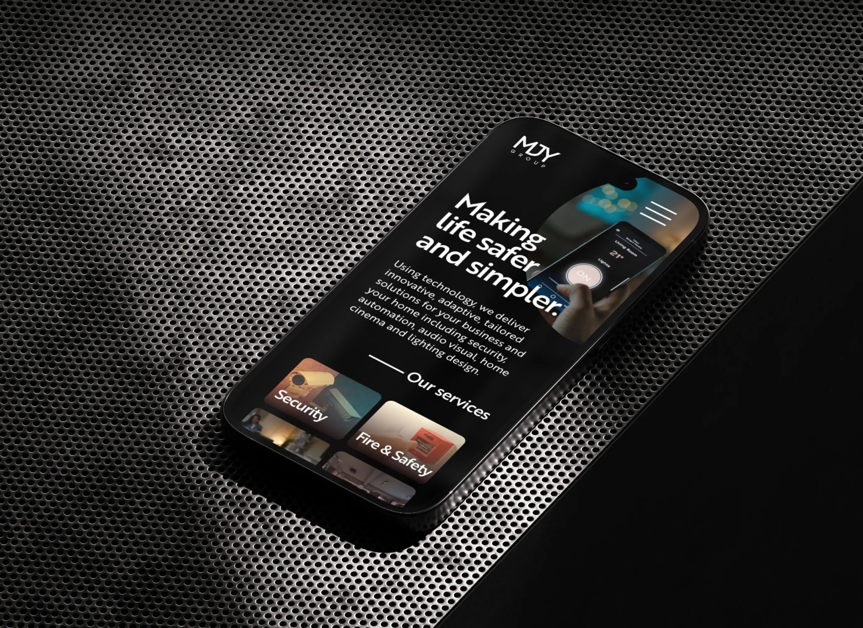Website Loaded of Mobile Phone
