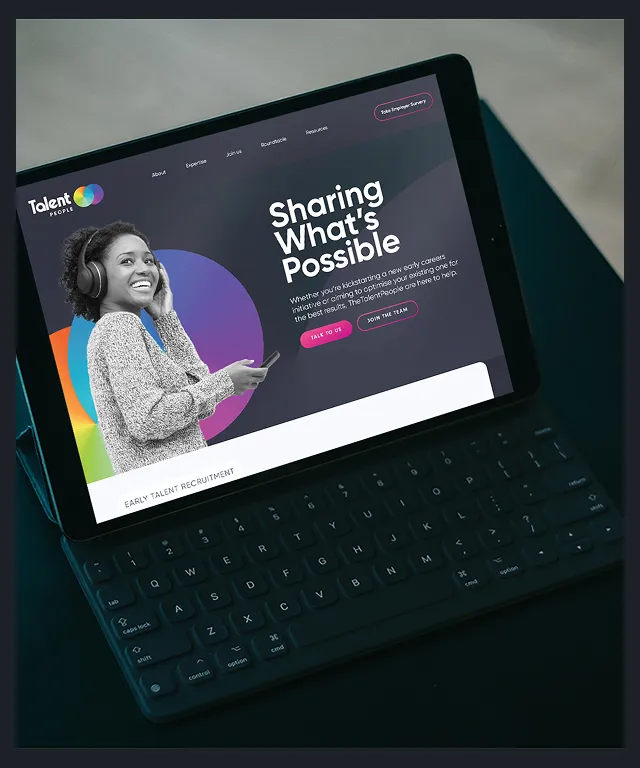 A tablet with a keyboard on it.