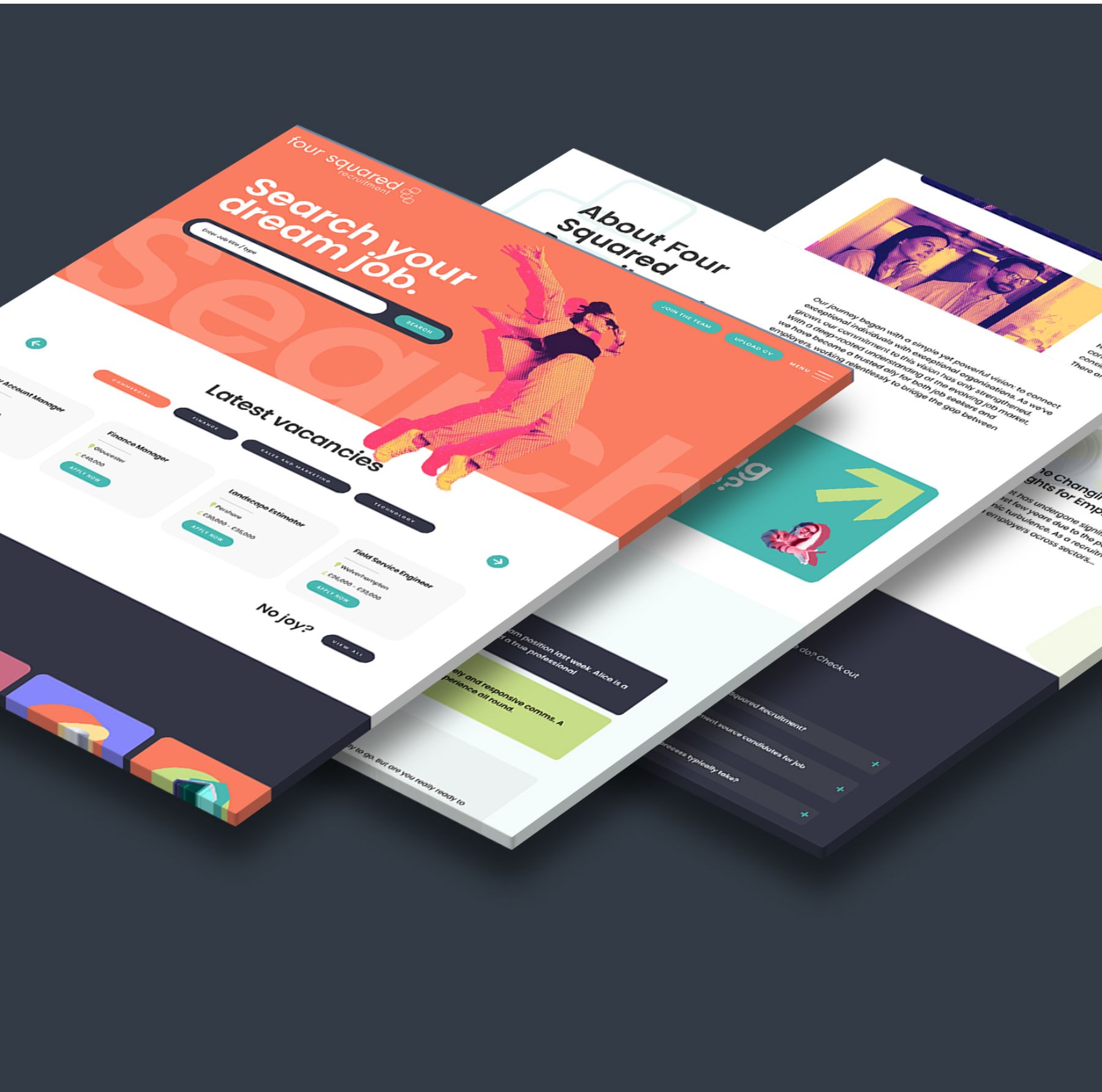 Four Squared branding