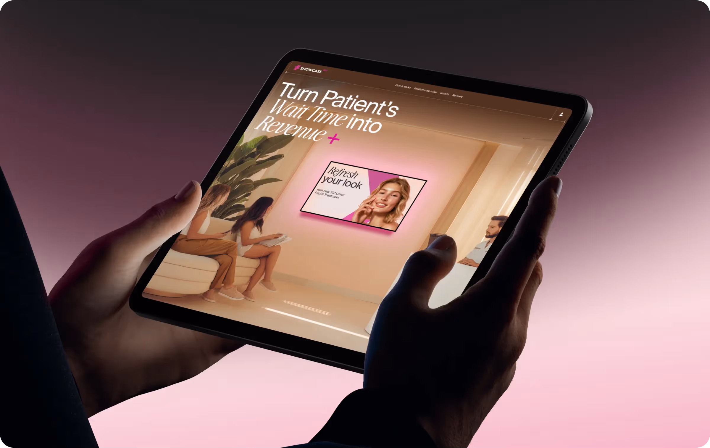 Webflow development and website design for beauty startup