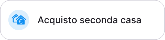 Card acquisto seconda casa