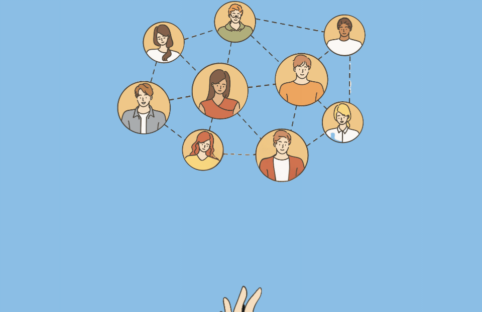 Gif picking a candidate with a hand