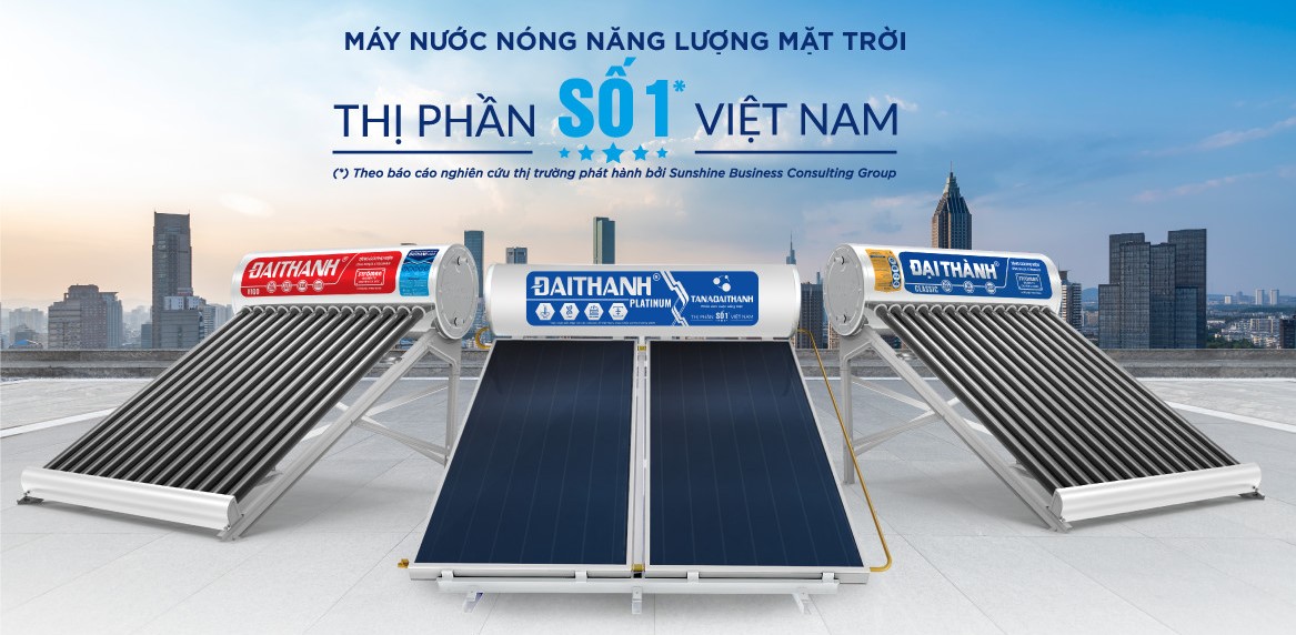 Máy nước nóng năng lượng mặt trời Đại Thành Khuyến Mãi Sốc