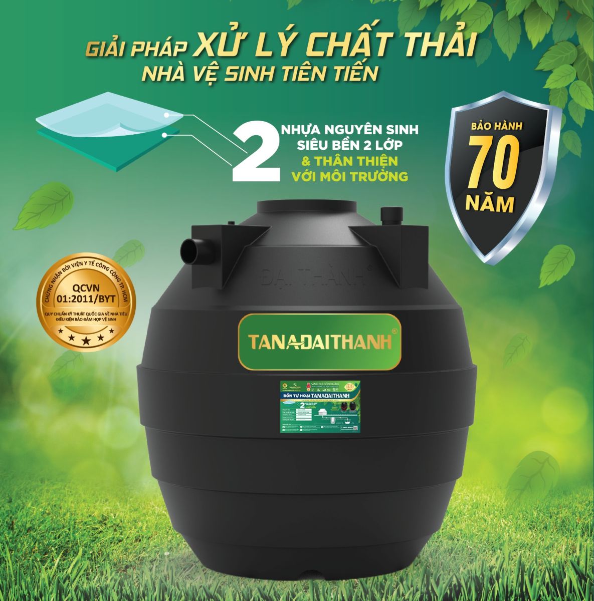 Bảng giá bồn tự hoại Tân Á Đại Thành