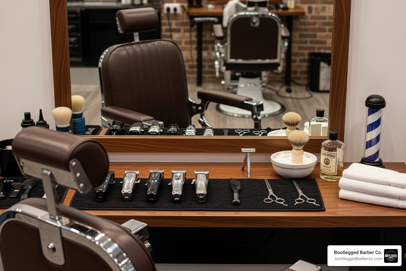 clean barber station - barber shop