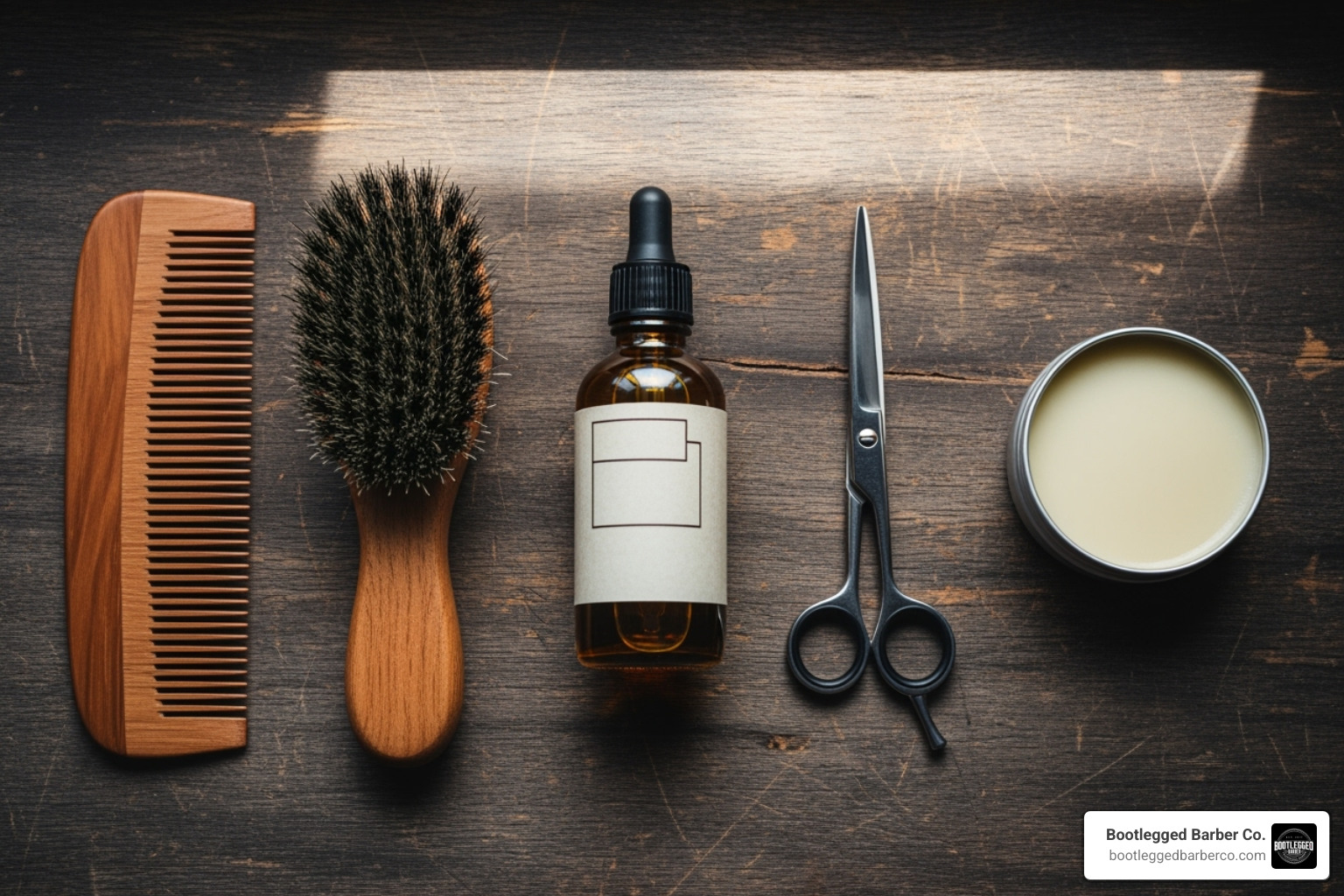 Image of essential beard and mustache grooming tools - big beard and mustache Image of essential beard and mustache grooming tools - big beard and mustache