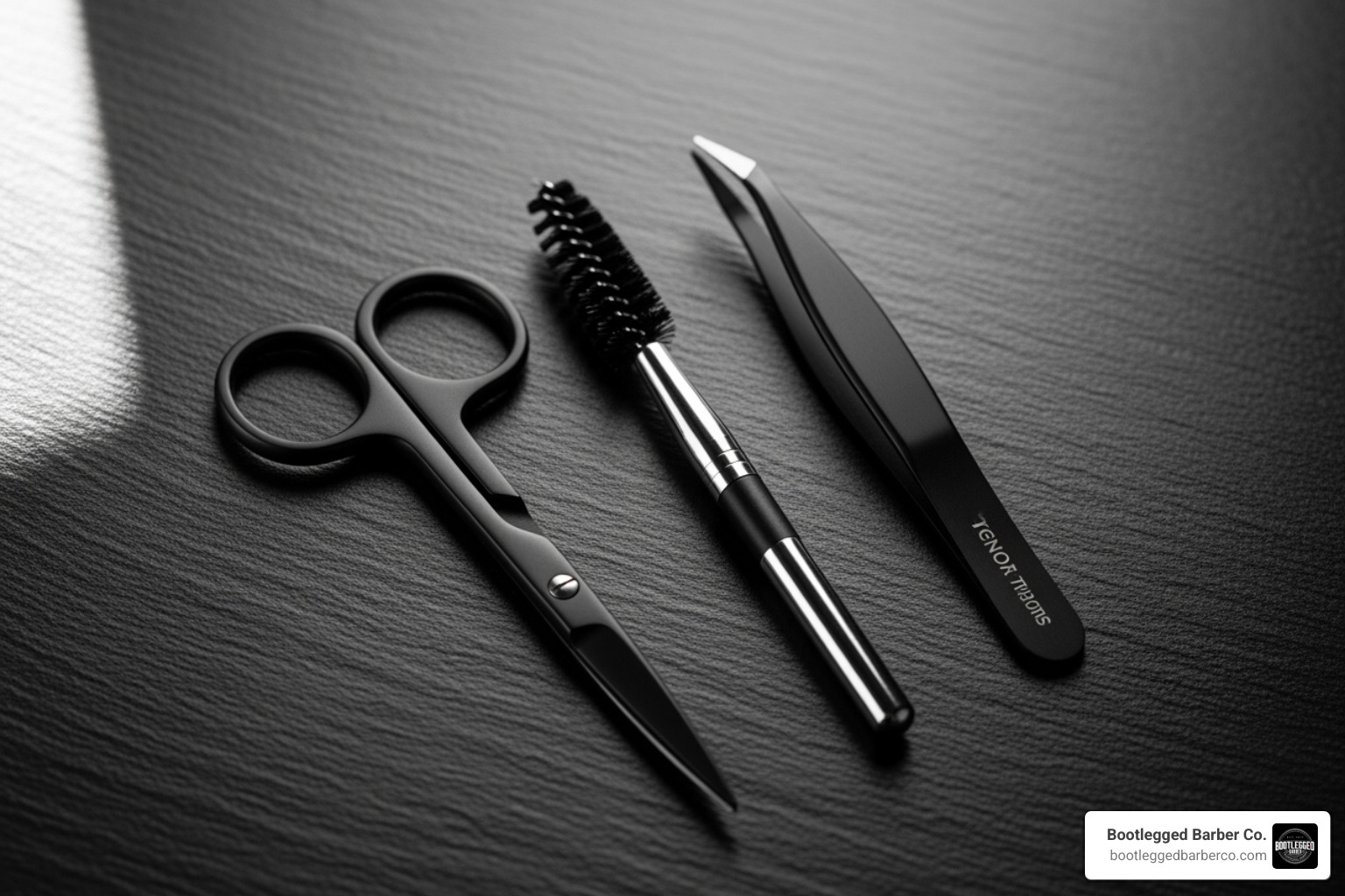 men's grooming kit with eyebrow tools - Eyebrow trim men