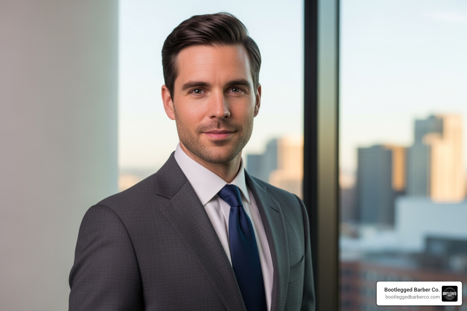 Professional man with a subtle taper haircut - Fade and taper Professional man with a subtle taper haircut - Fade and taper