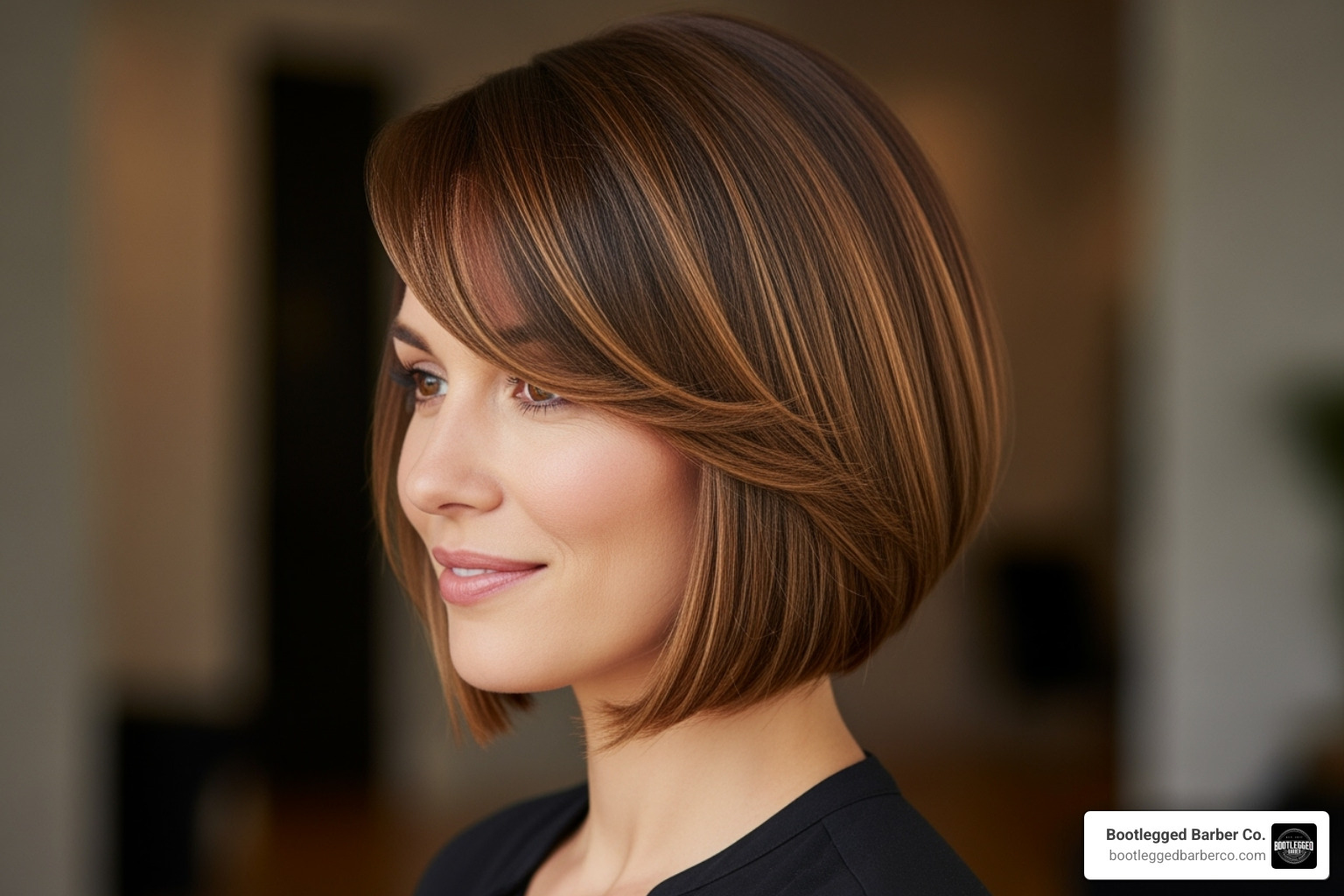 a woman with a modern and stylish bob haircut - Fresh haircut ideas