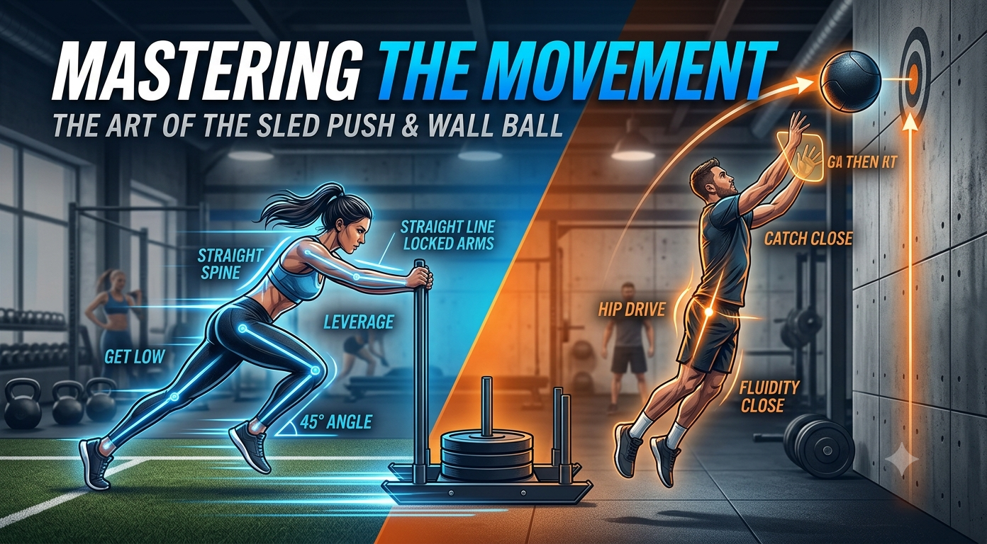Mastering the Movement: The Art of the Sled Push and Wall Ball