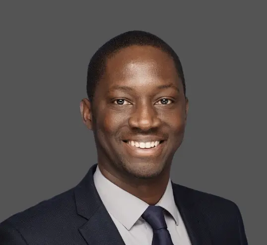 a headshot of Michael Adjei