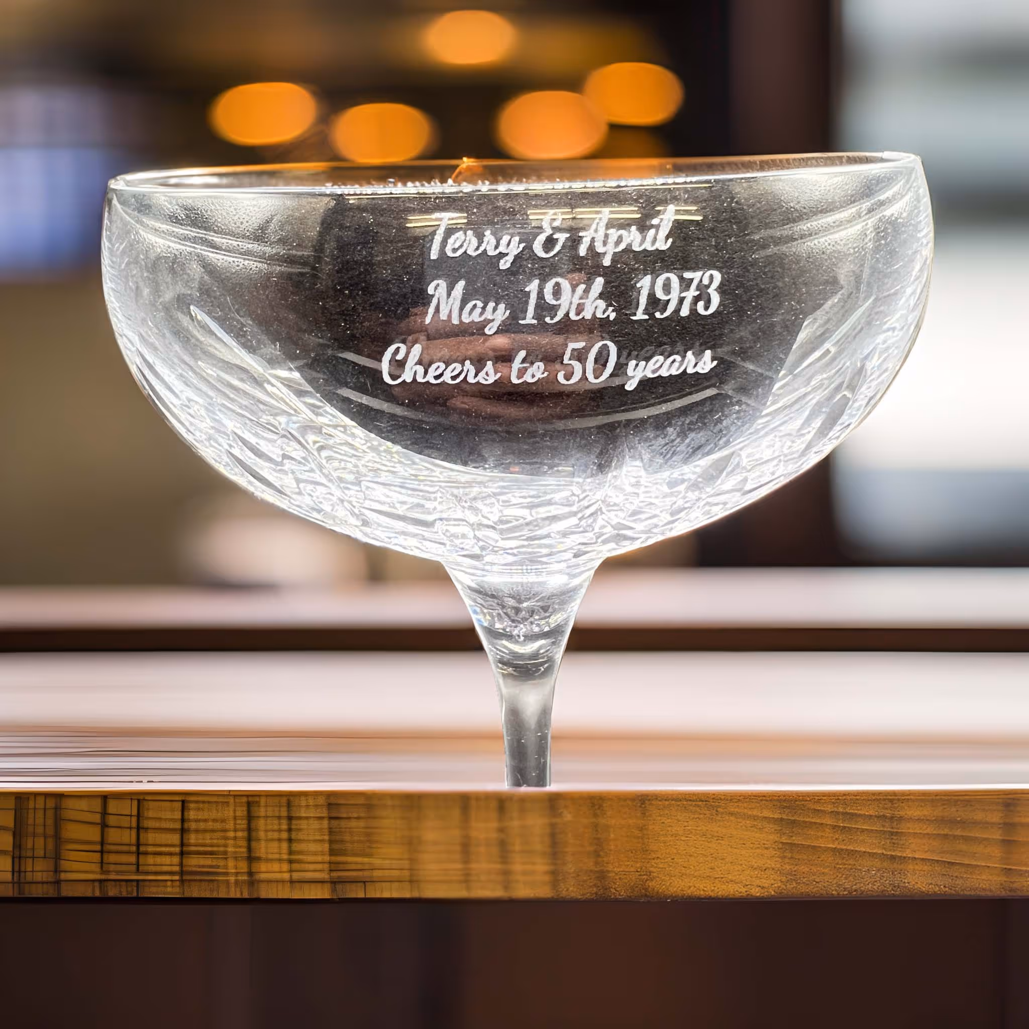 Laser Engraved Waterford Crystal Anniversary Miami Fort Lauderdale