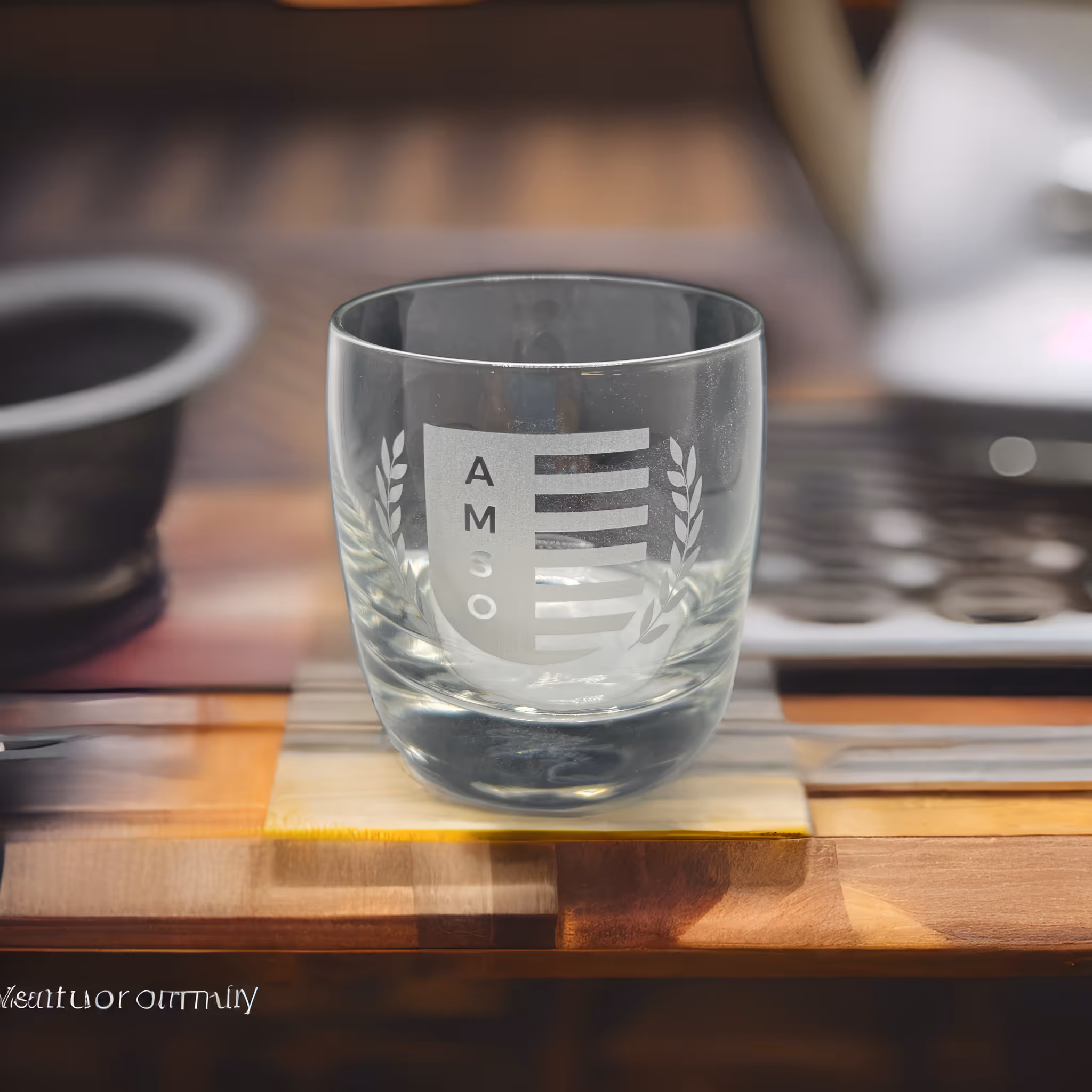 American Social laser engraved glass miami fort lauderdale 