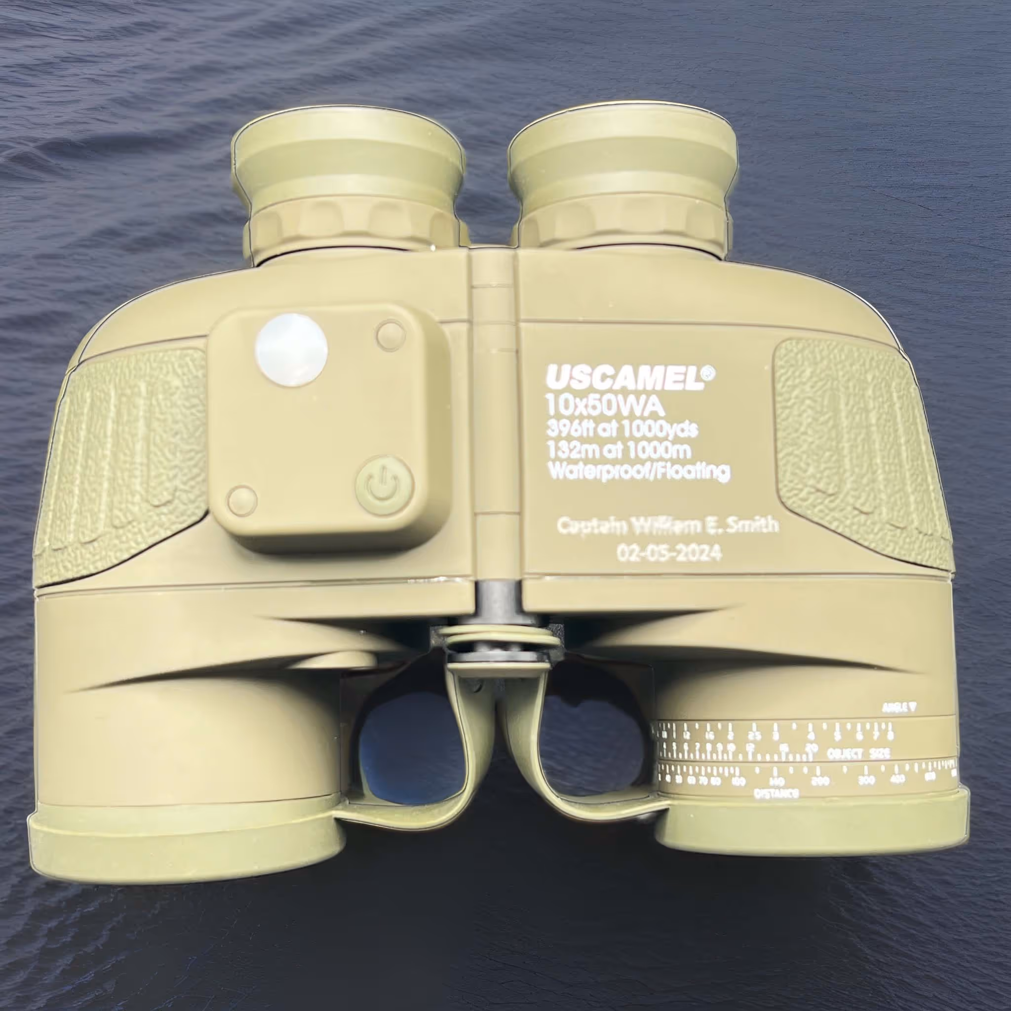 Laser engraved marine binoculars_gift miami fort lauderdale