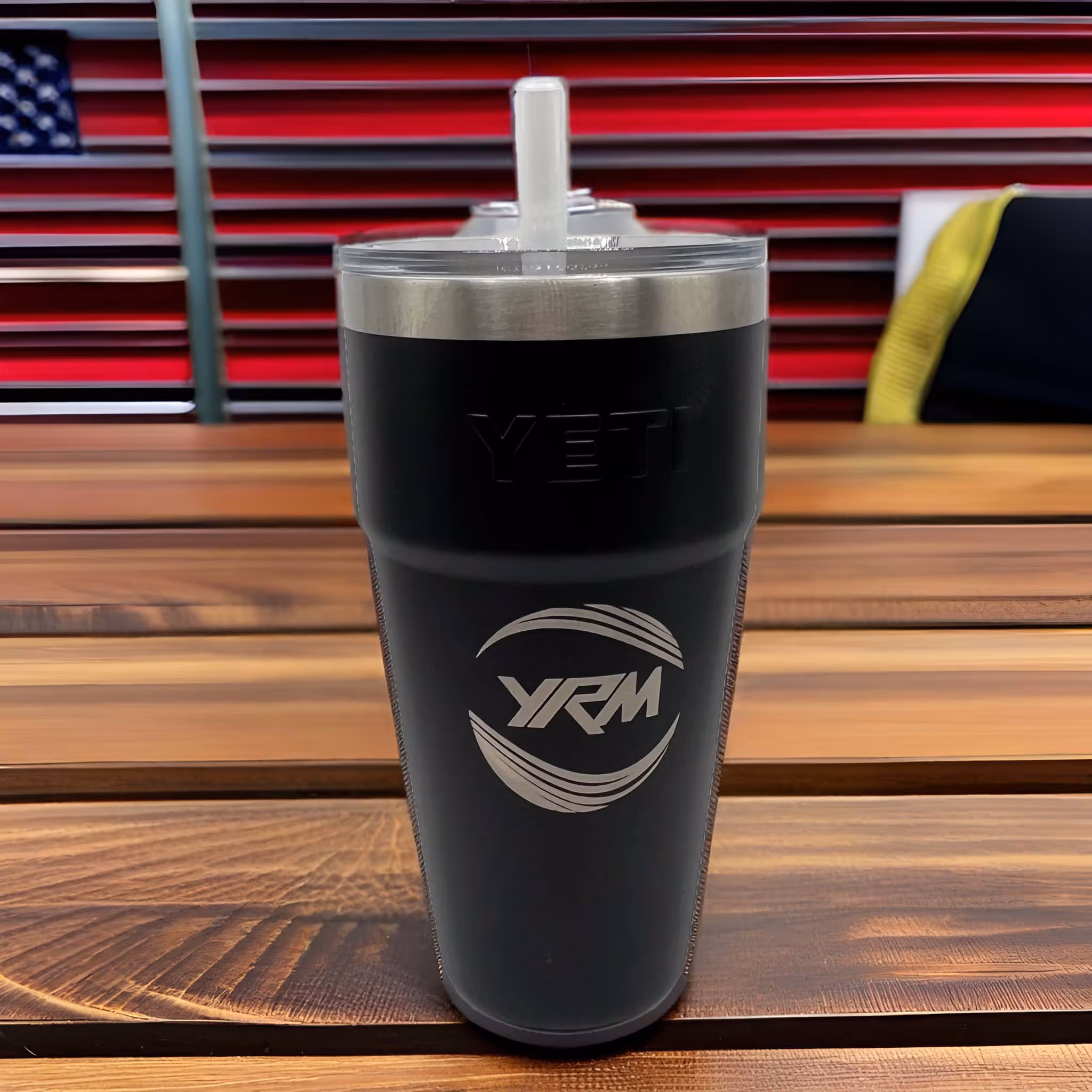 Laser engraved yeti water bottle gift branding miami fort lauderdale