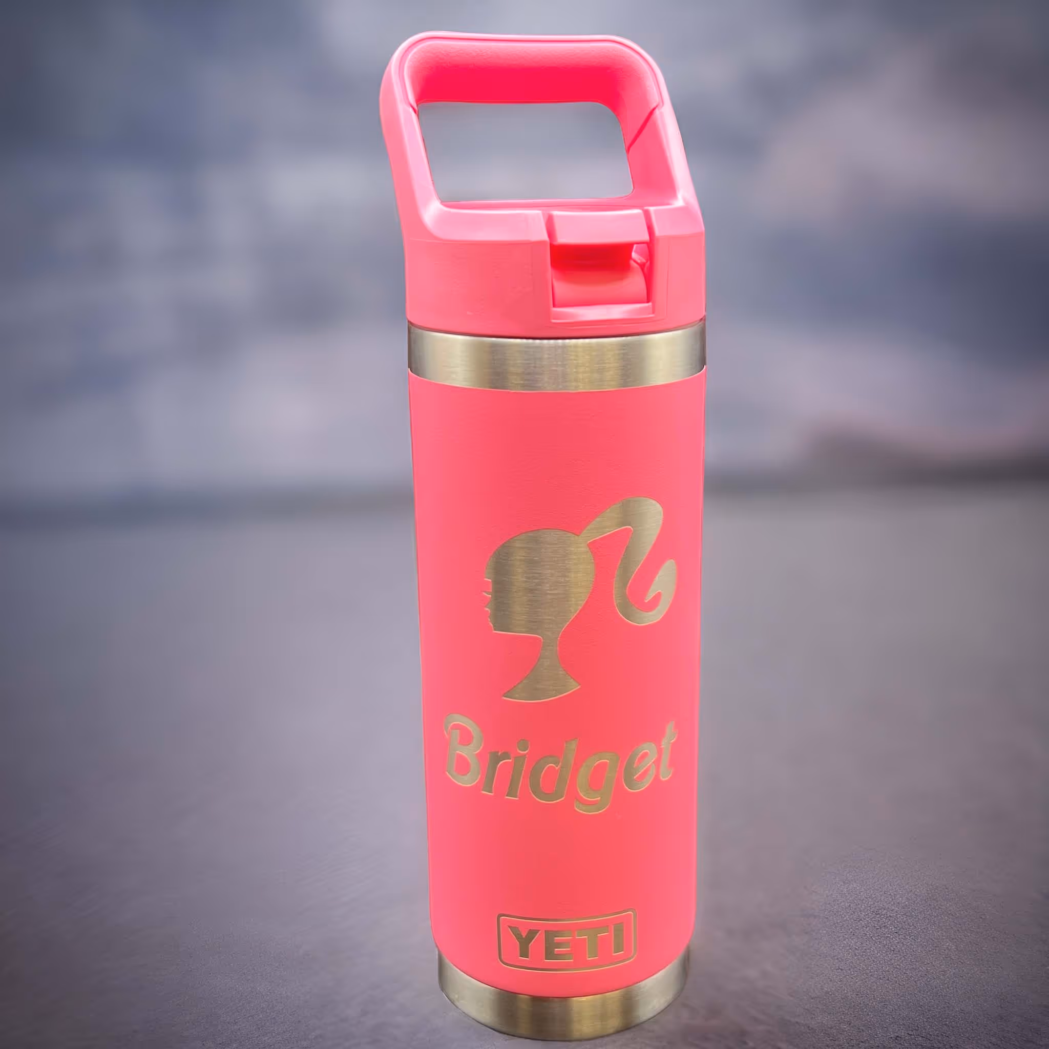 Laser engraved barbie yeti miami fort lauderdale 