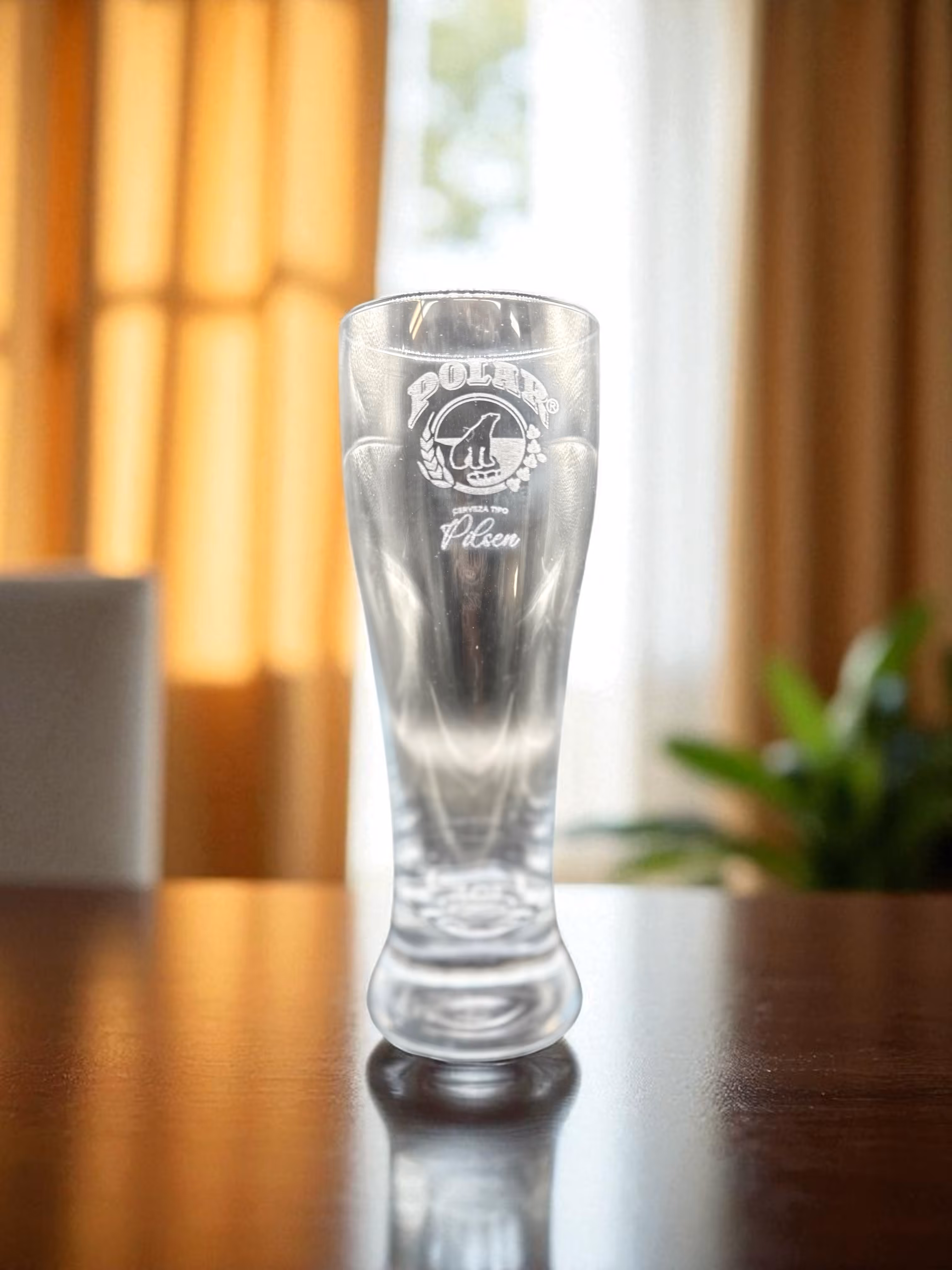 Laser Engraved Pilsner Beer Glass