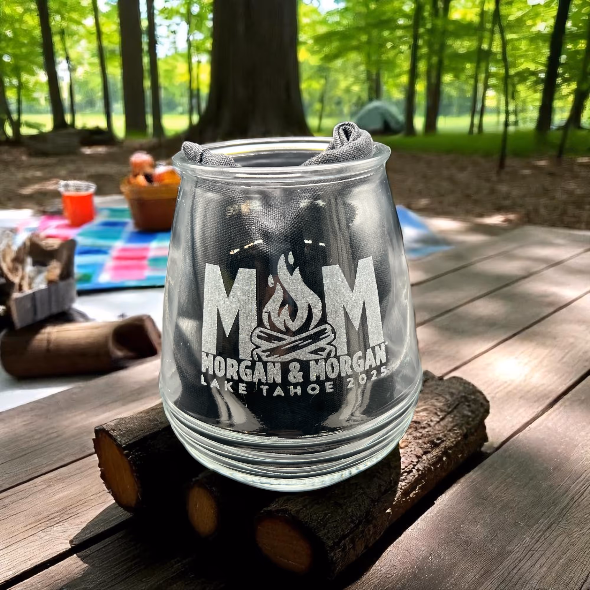 Laser Engraved Glass Corporate Branding miami fort lauderdale