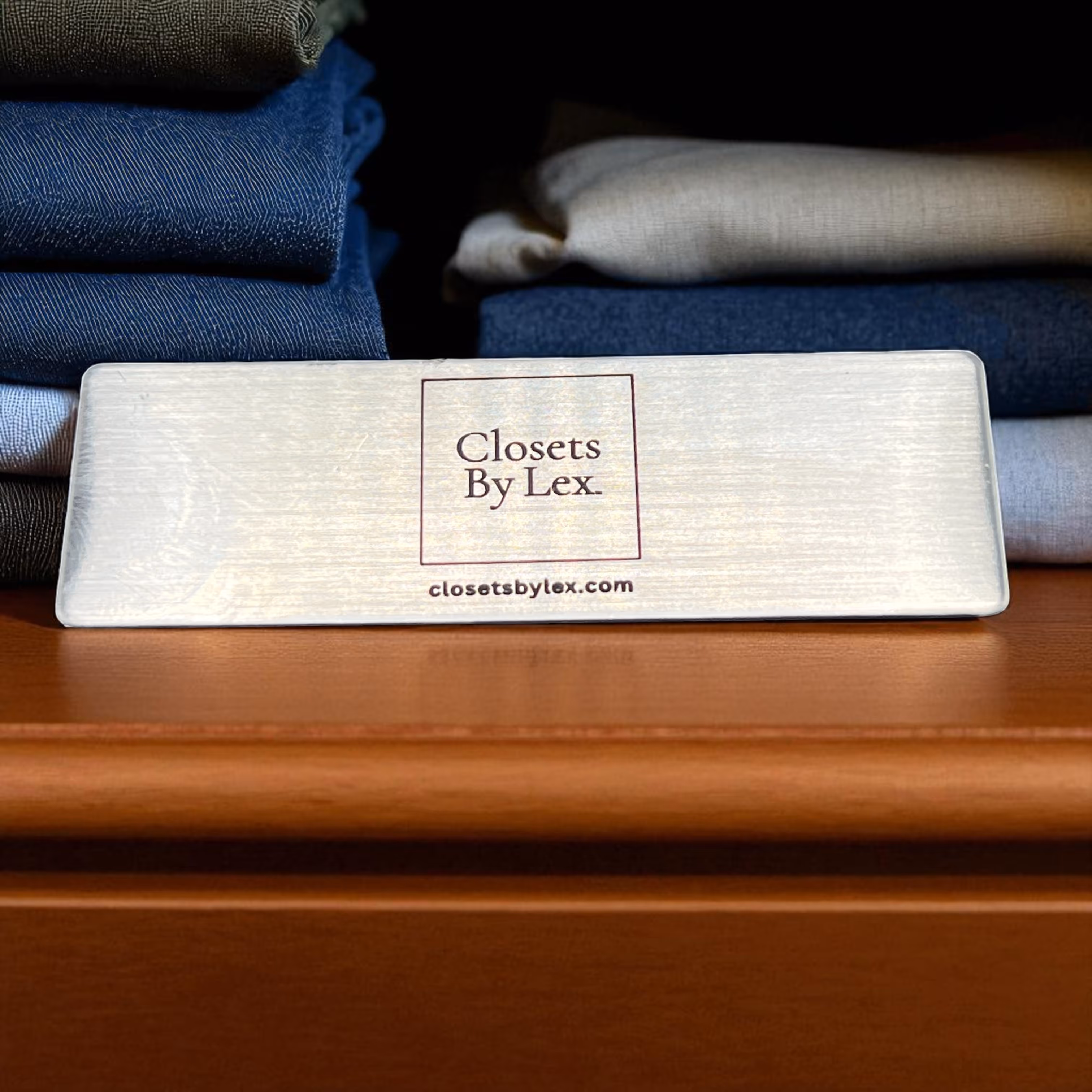 Laser Engraved Metal Plate Logo Corporate Branding miami fort lauderdale