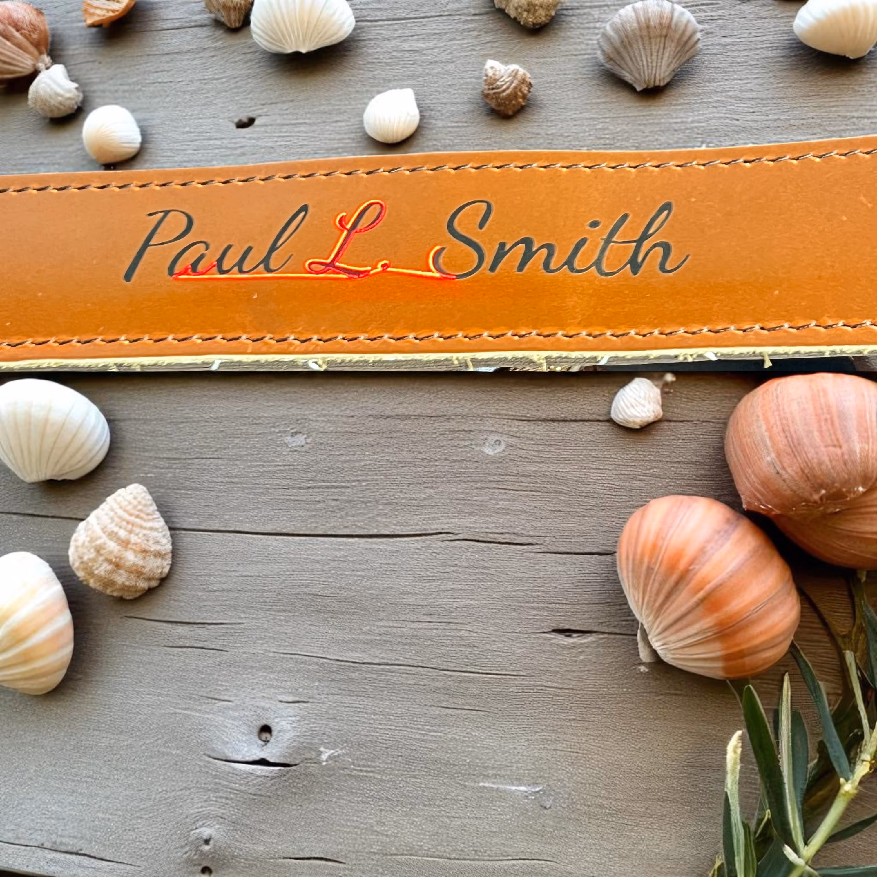 Leather Laser Engraved Leather Pool Cue Bag Miami Fort Lauderdale