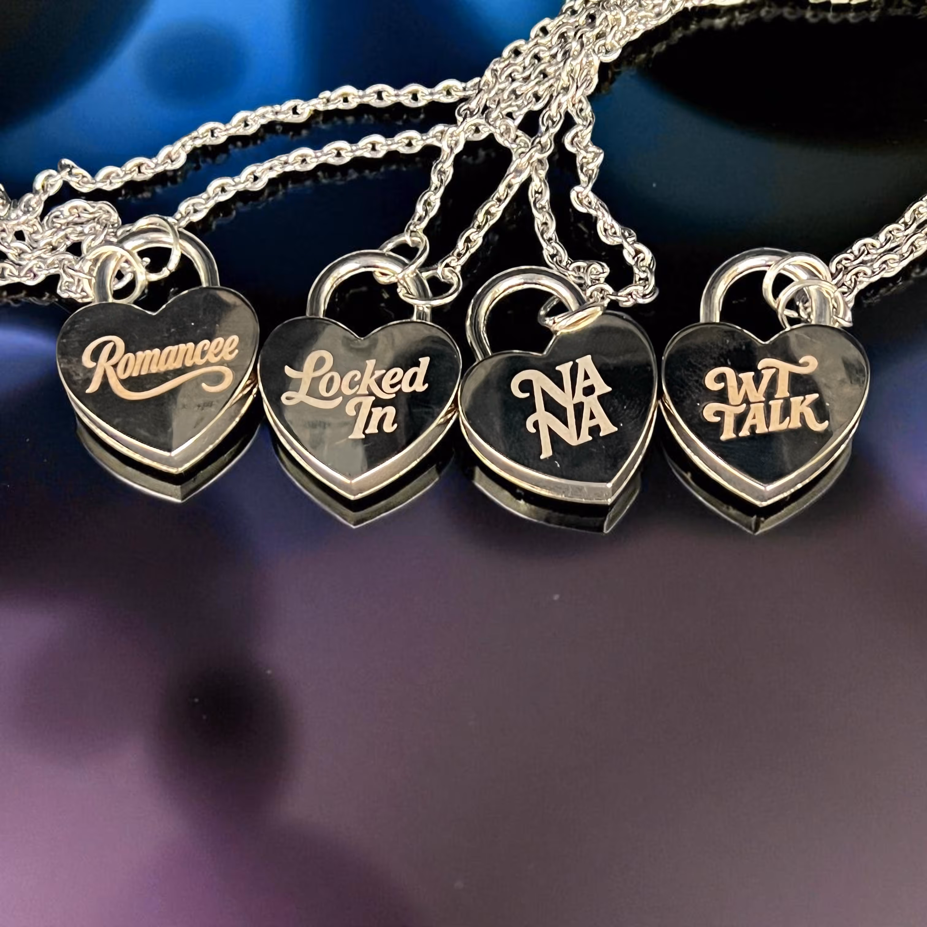 Laser Engraved Silver Necklaces_ Gift Miami Fort Lauderdale