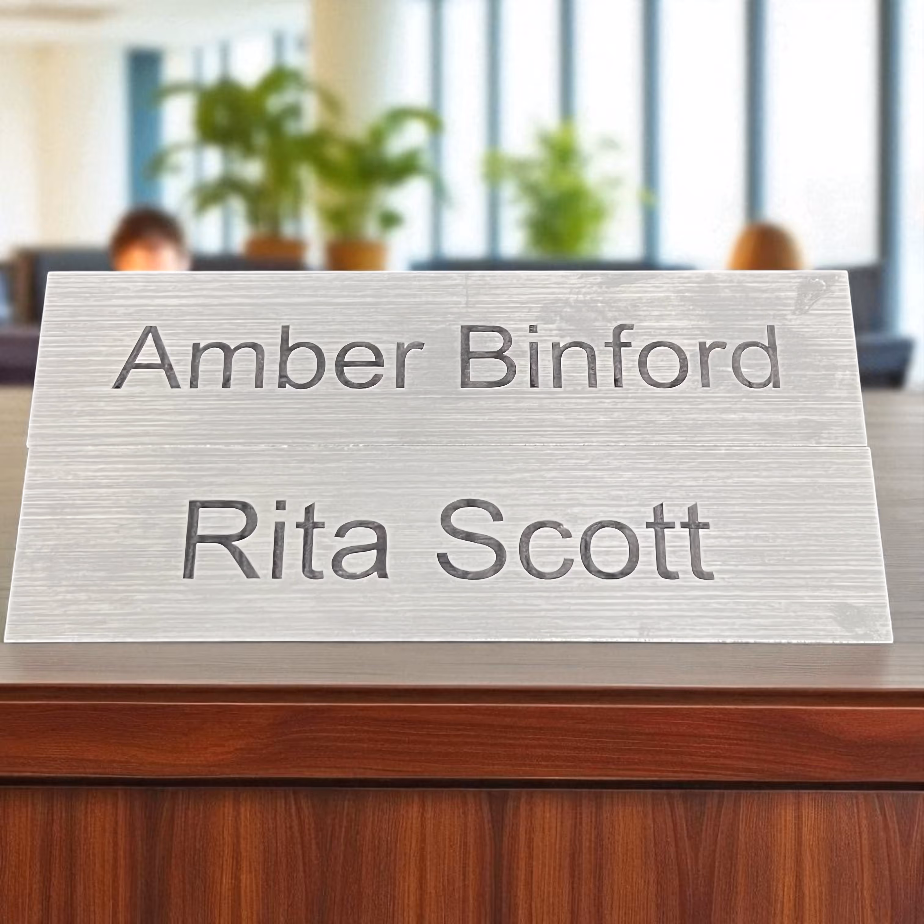 Laser Engraved Metal Names Miami Fort Lauderdale