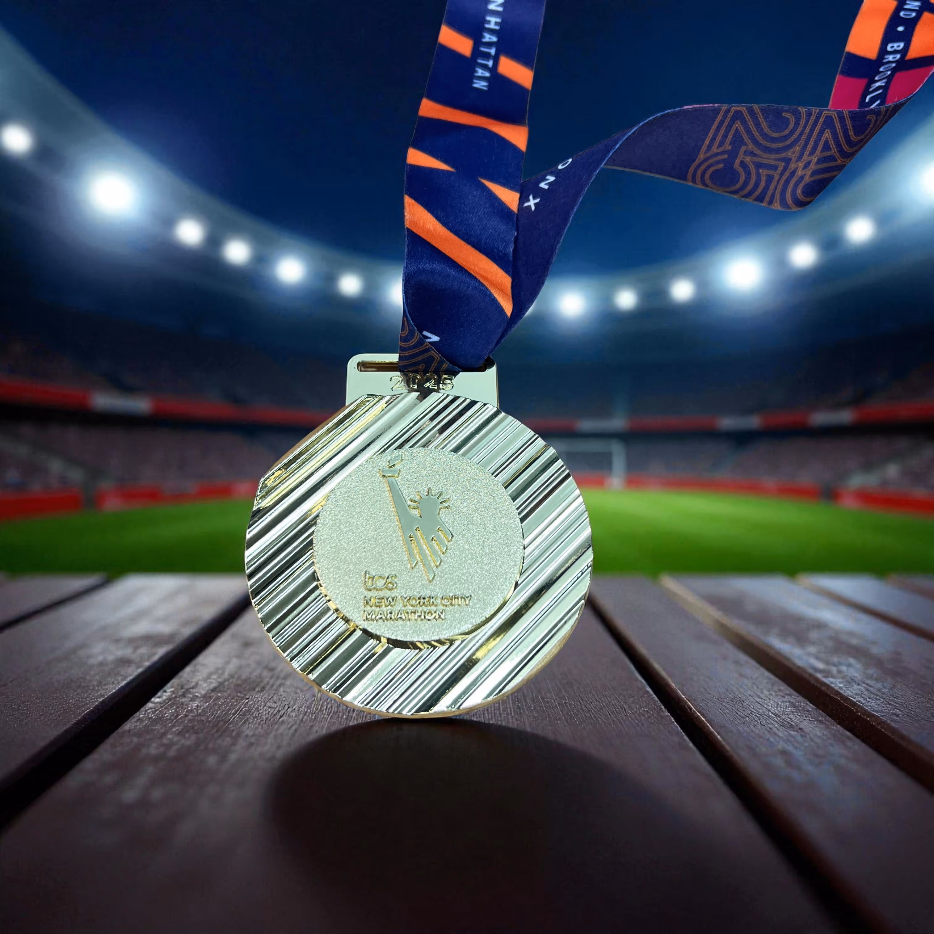 Laser Engraved Medal Front Miami Fort Lauderdale