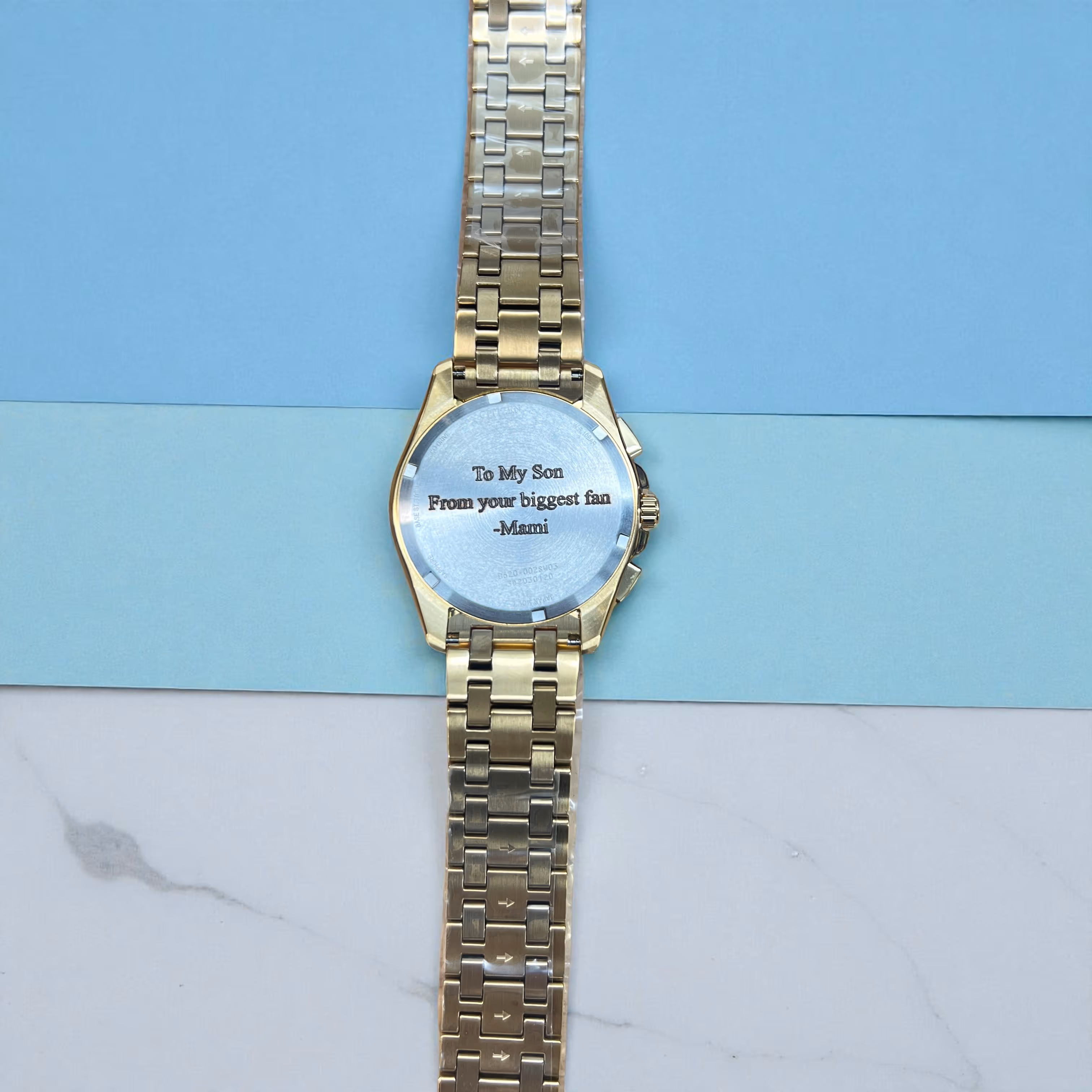 Laser Engraved on the Back of the Watch_Gift Miami Fort Lauderdale