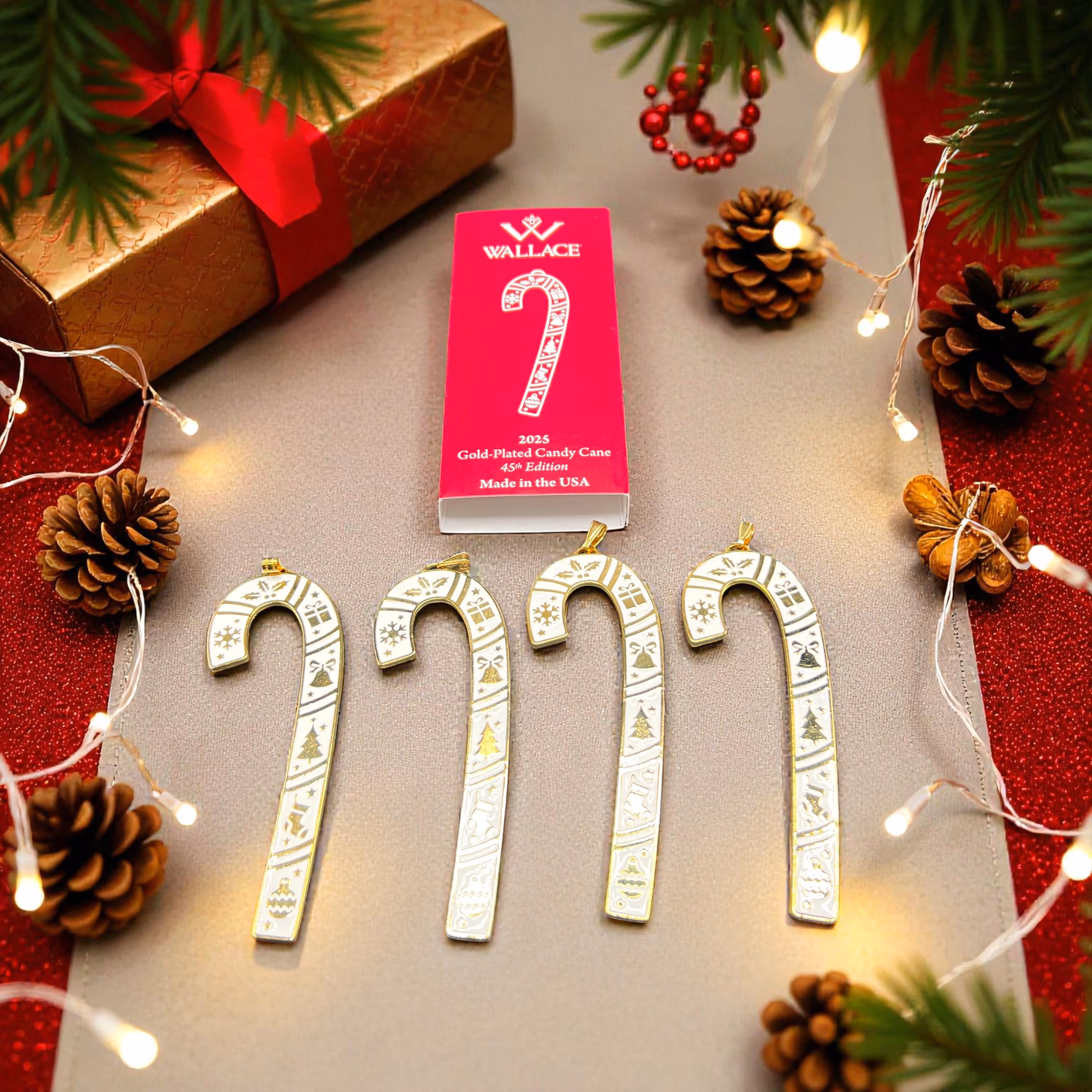 Laser Engraved Gold Plated Necklace Candy lane Design_Gift Miami Fort Lauderdale