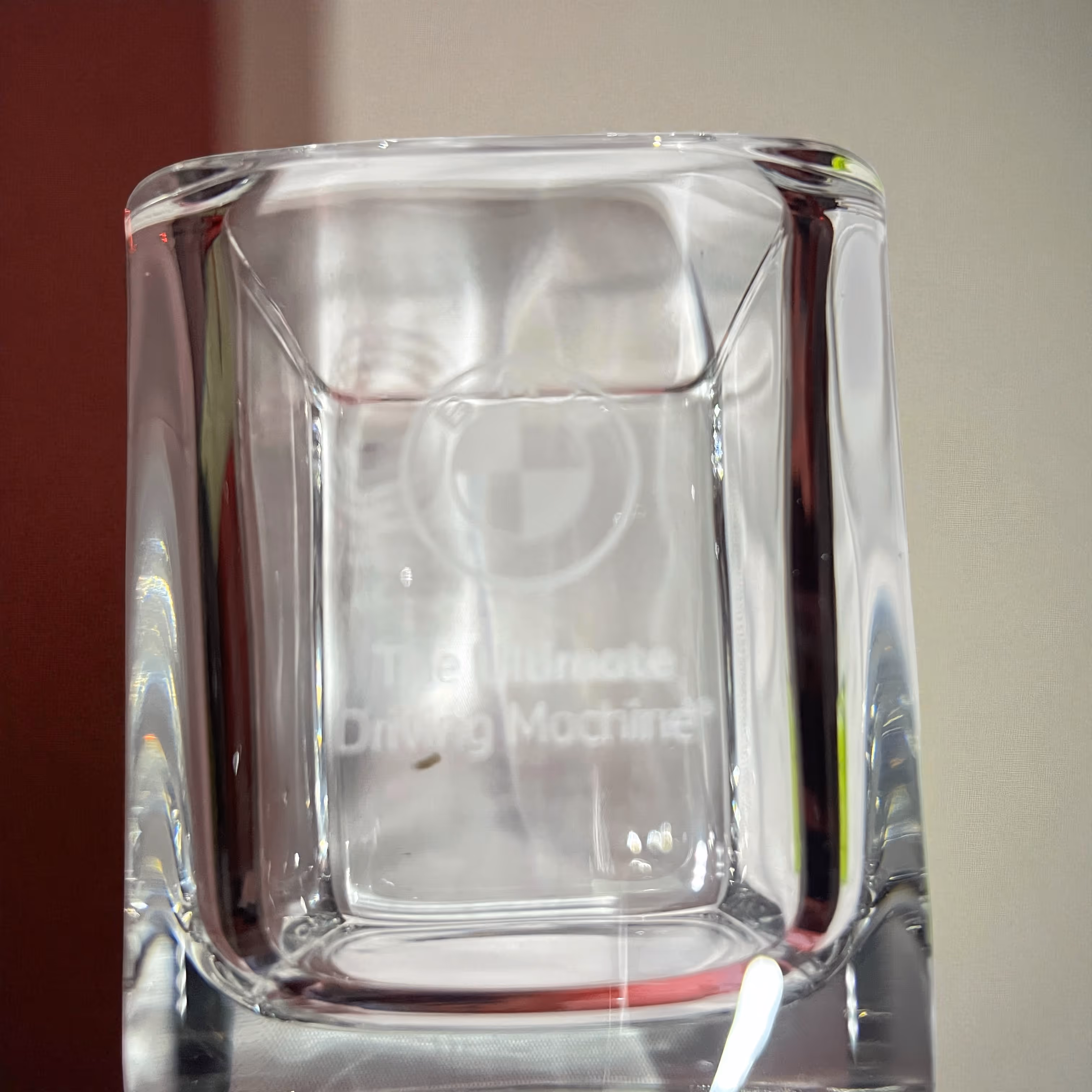 Laser Engraved Driving Machine Glass Miami Fort Lauderdale