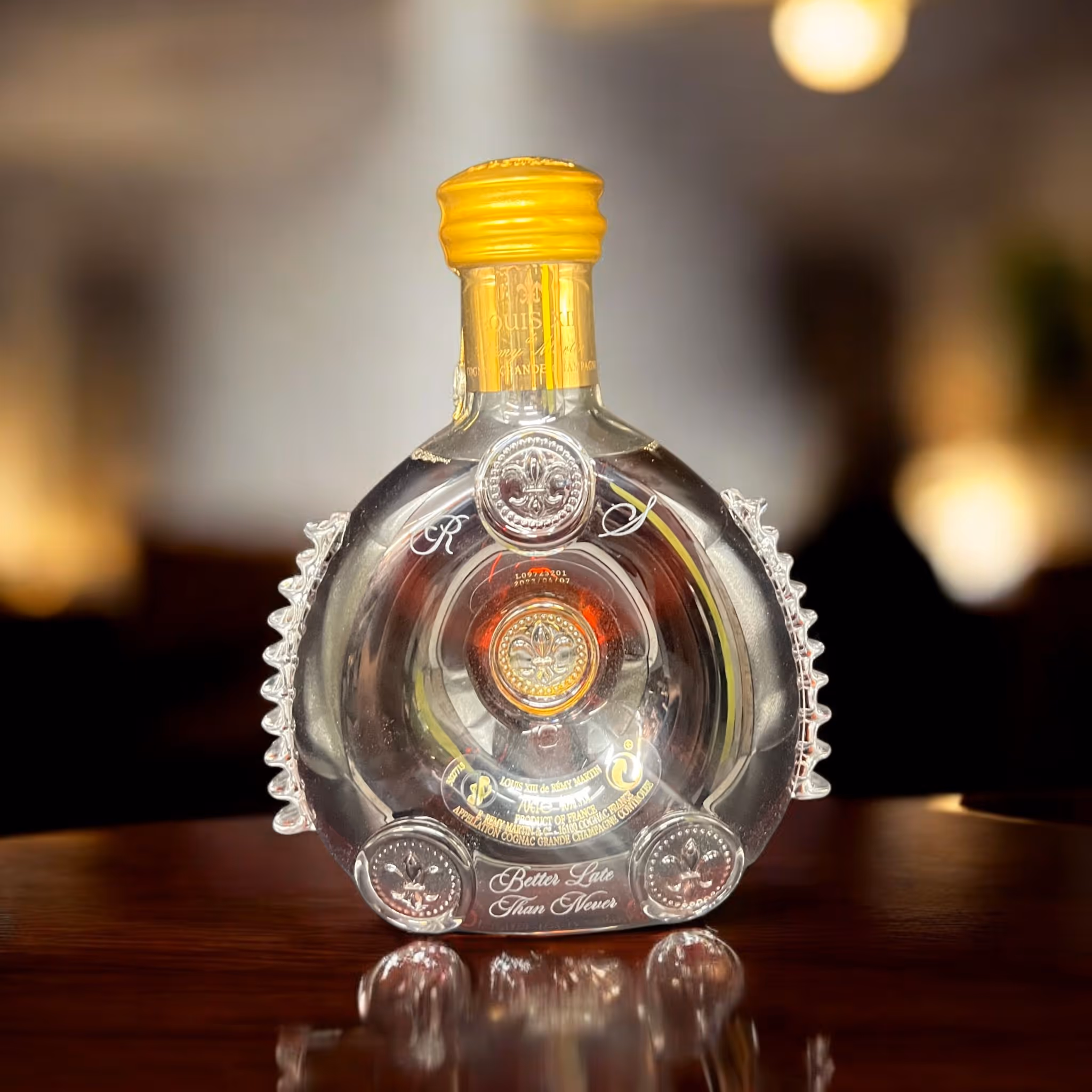 Laser Engraved Louis XIII Liquor Bottle Miami Fort Lauderdale