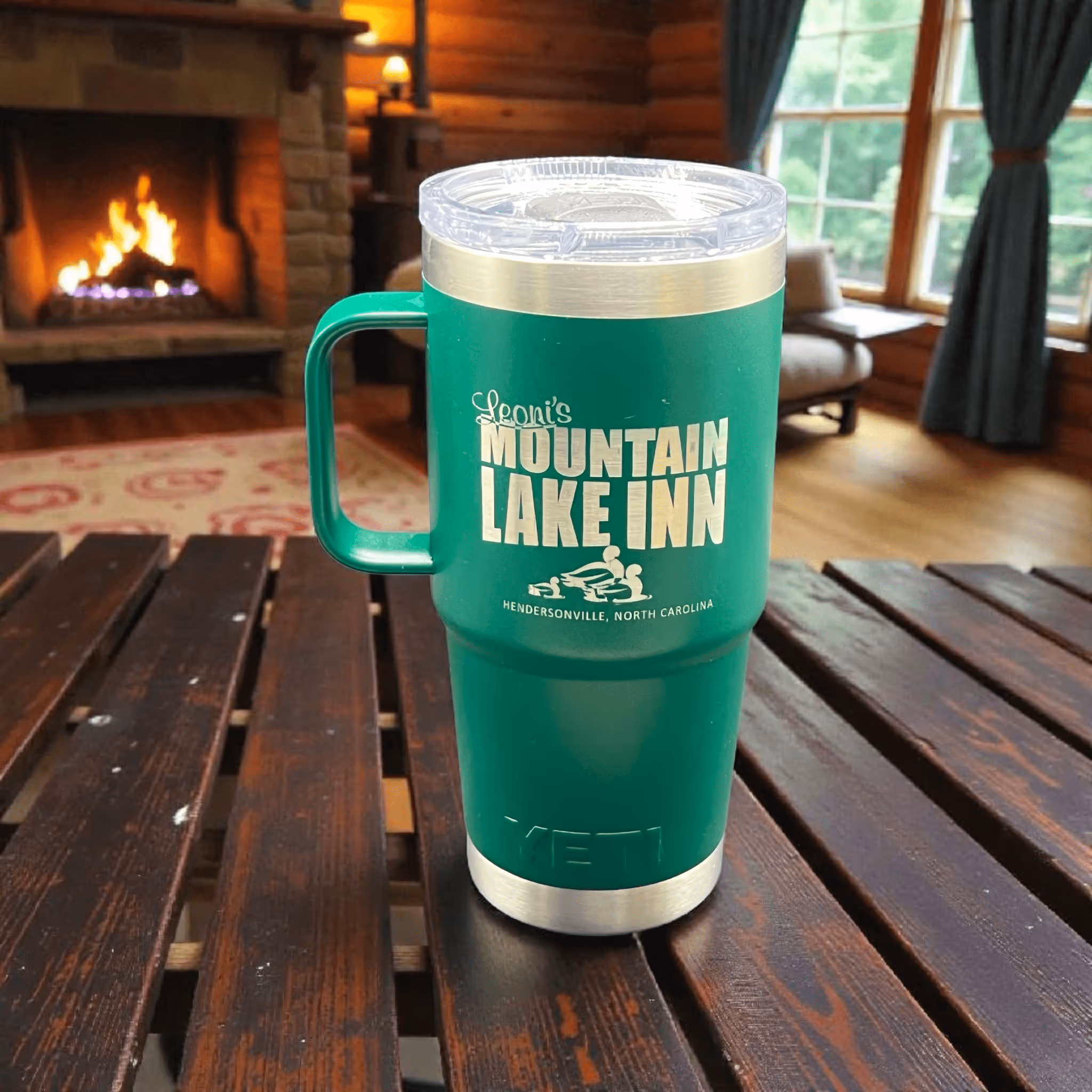 Laser Engraved Green Insulated Yet_Gift Miami Fort Lauderdale